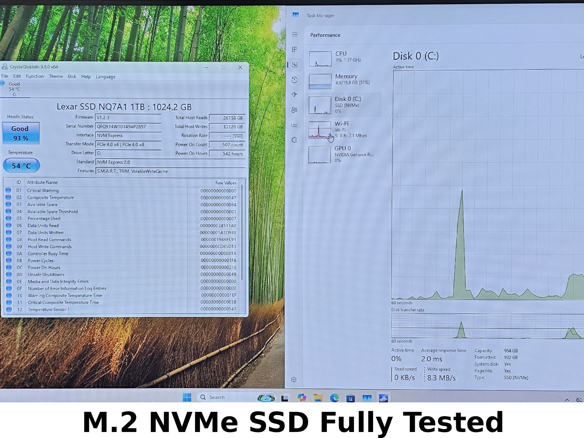 1TB NVMe M.2 SSD Lexar