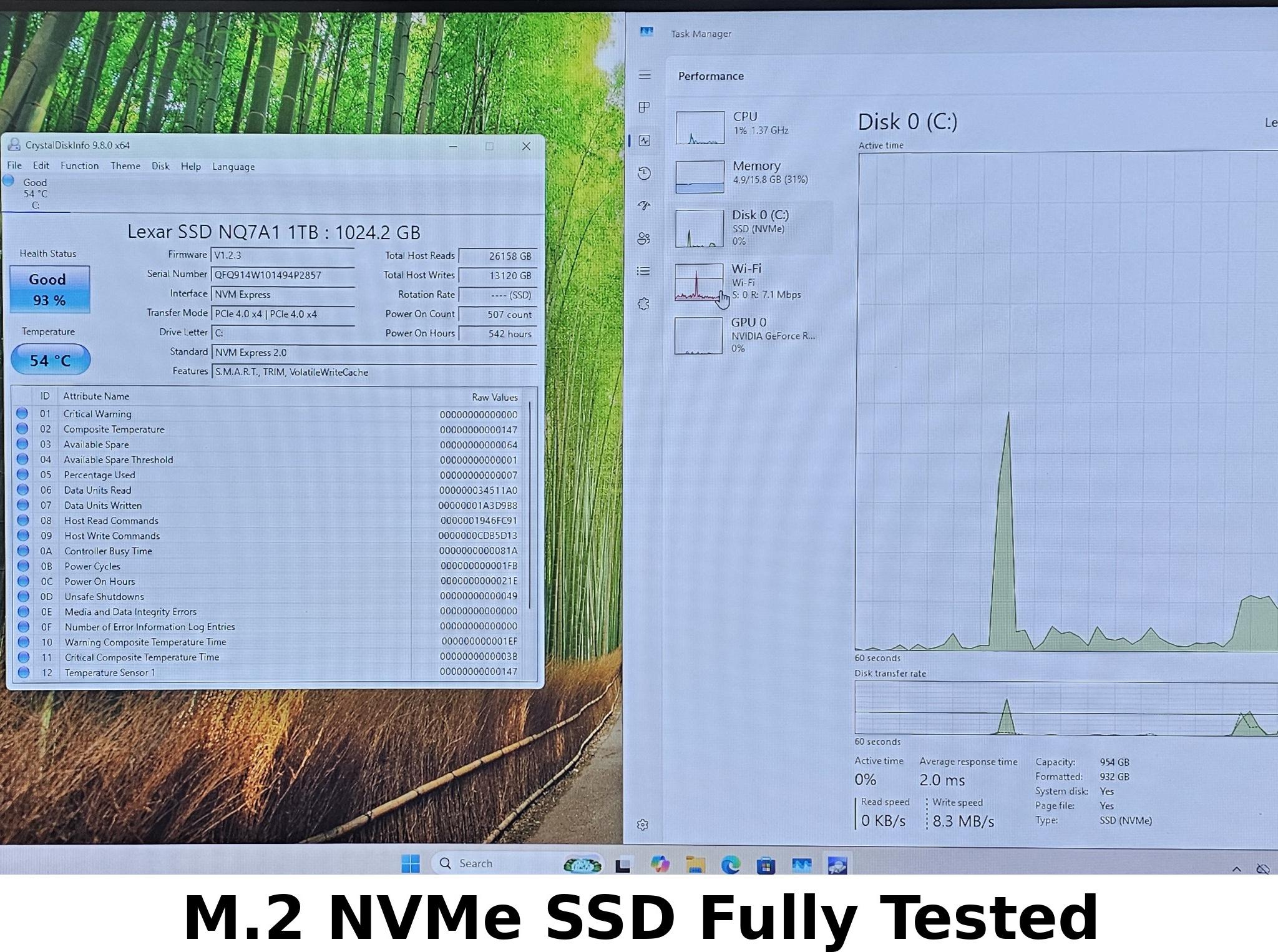 1TB NVMe M.2 SSD Lexar