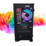 Watercooled: RX 6600 + Ryzen 7 + 16GB RGB RAM + 512GB SSD, 6 RGB Fans ( Black Gaming PC )