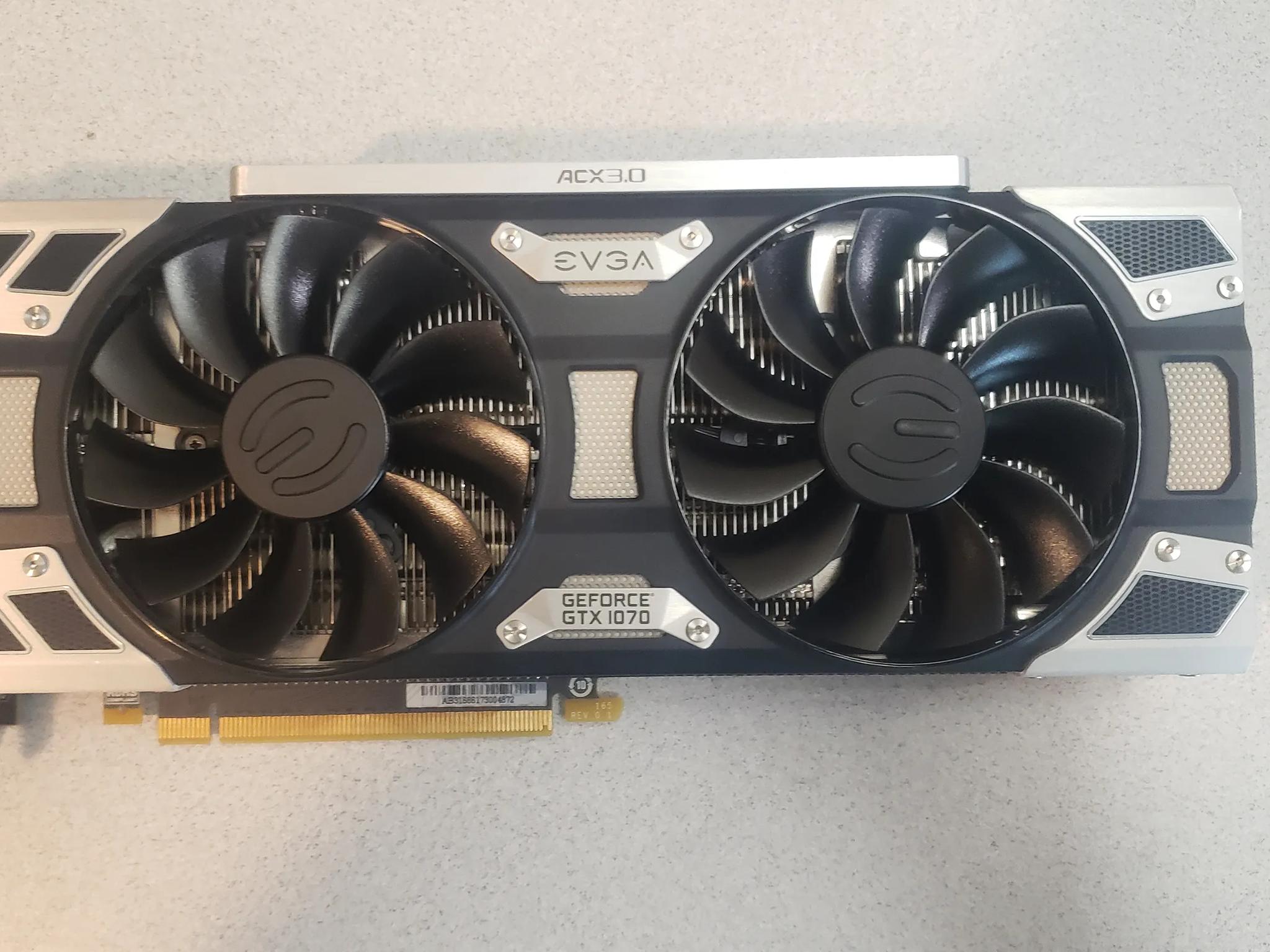 EVGA GTX 1070 SuperClocked 8GB