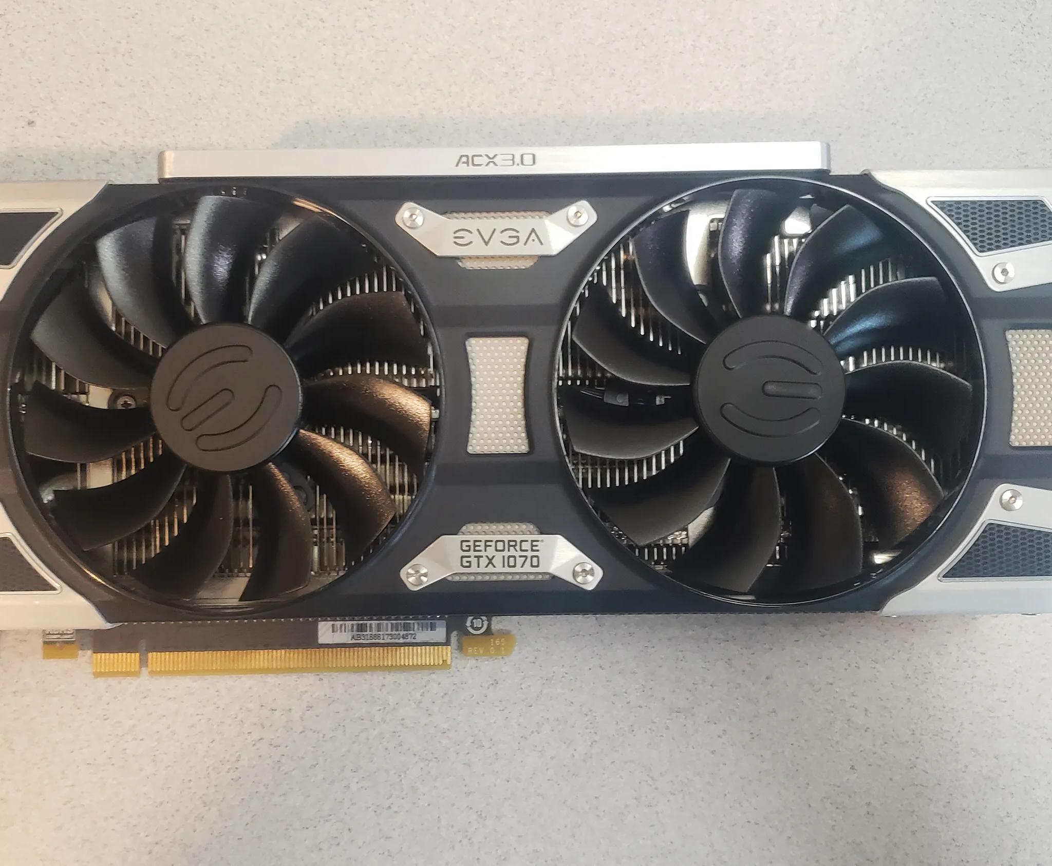 EVGA GTX 1070 SuperClocked 8GB