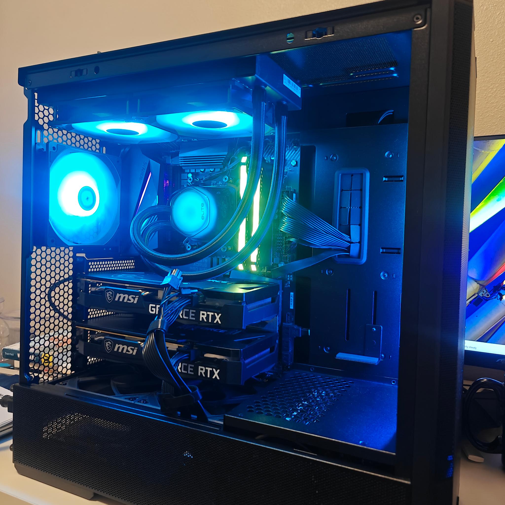 Gaming and AI PC (Ryzen 9 5900XT | Dual RTX 3060s 12GB | 32GB DDR4 | 2TB SSD + 1TB HDD)