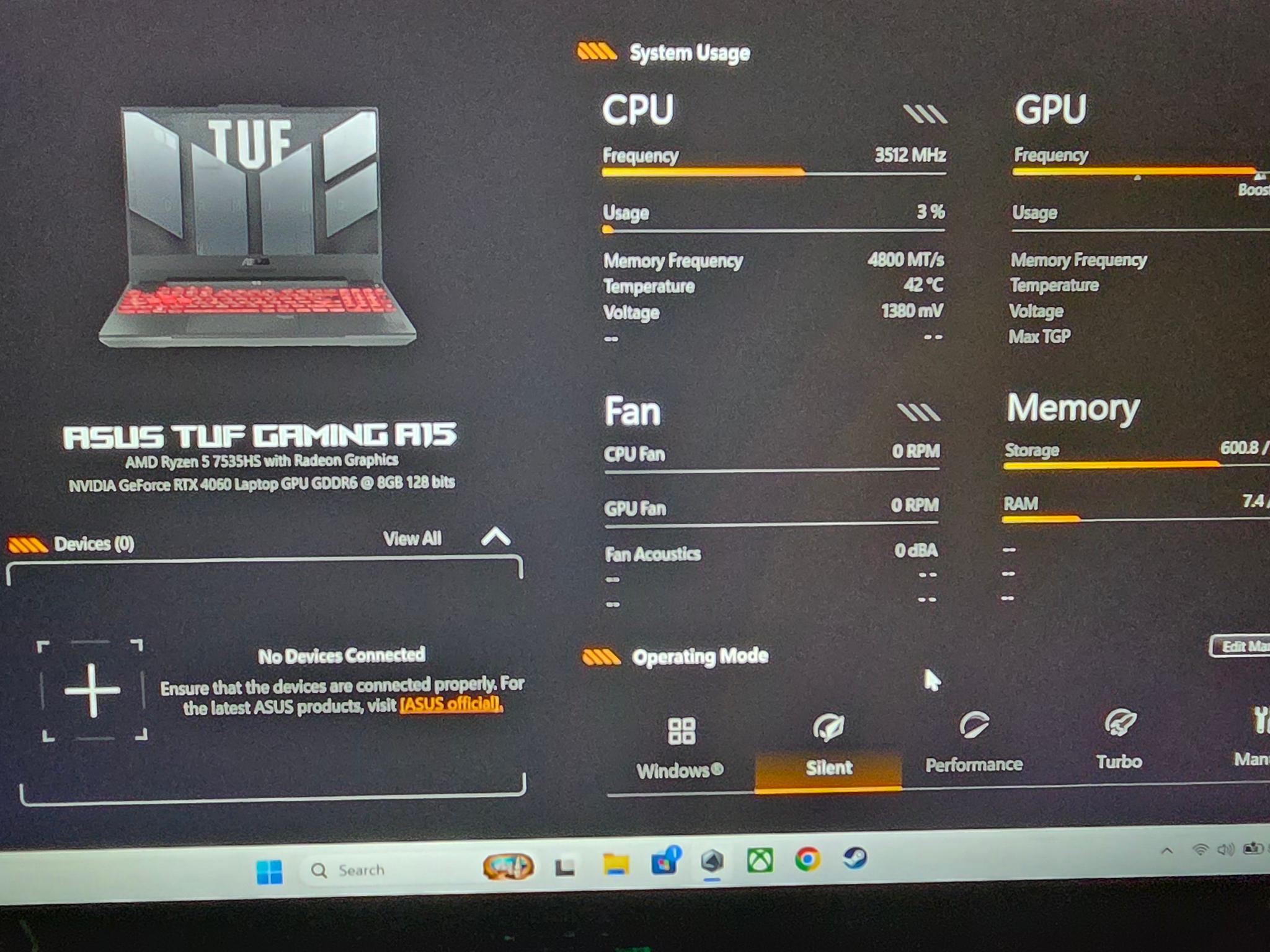 Like new only used for a month asus a15 laptop w 4060 gpu upgraded ram and more storage