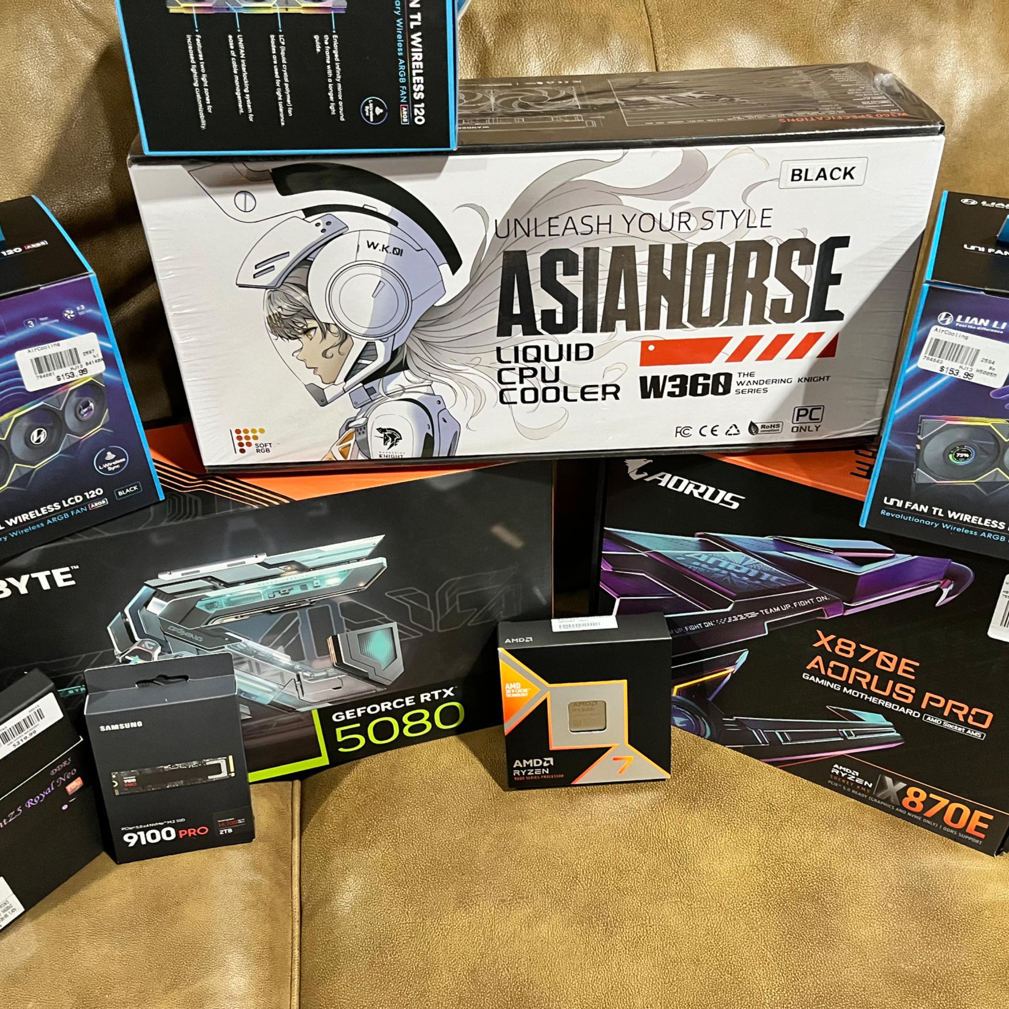 5080+9800x3d High End Pc Built|Pro Gamer PC