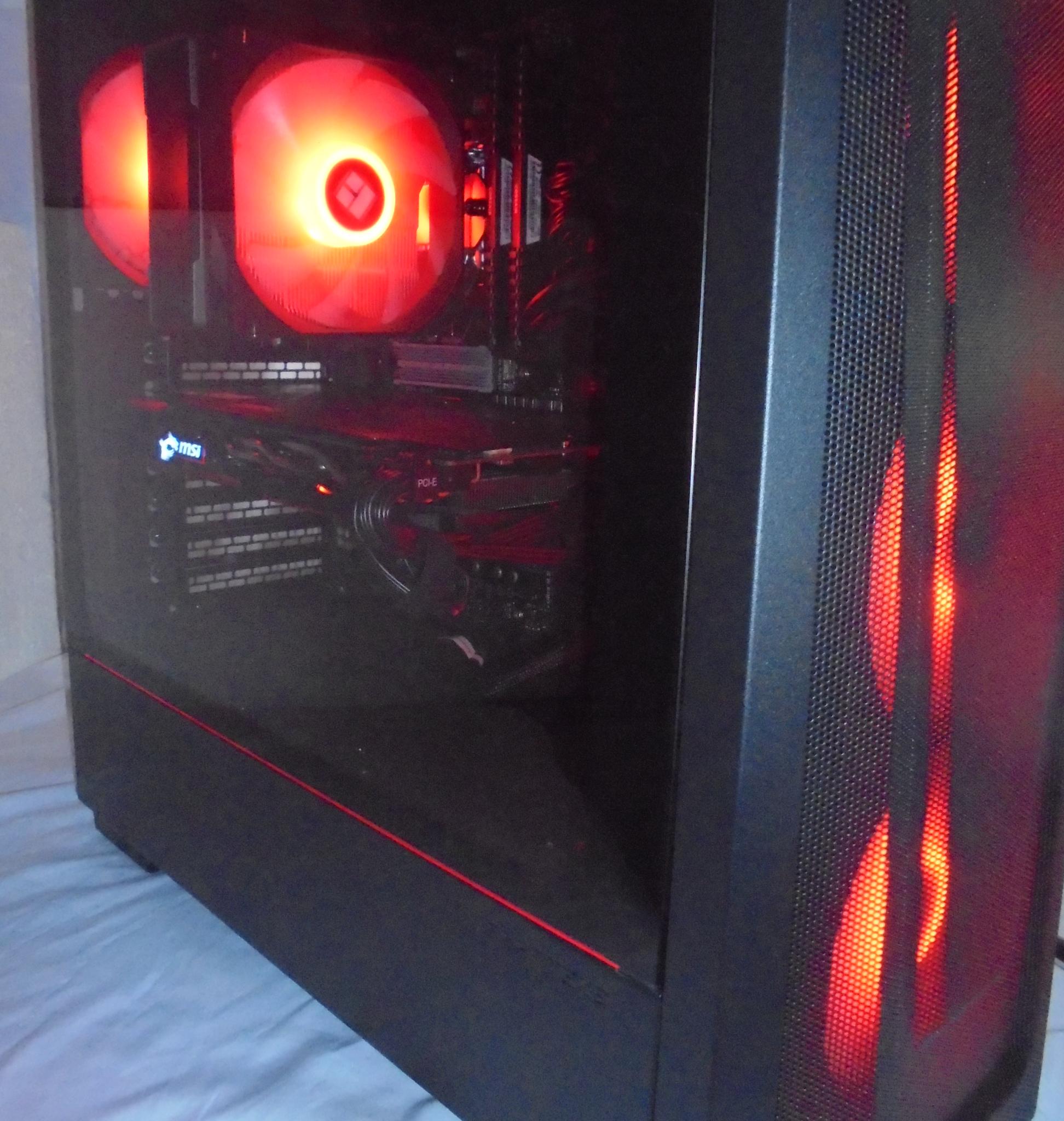 NEW Phantecs Eclipse G360A/NEW Asrock Z370/I5-9600K/Corsair 16GB 3000 MTs/NEW 650W Gold PSU