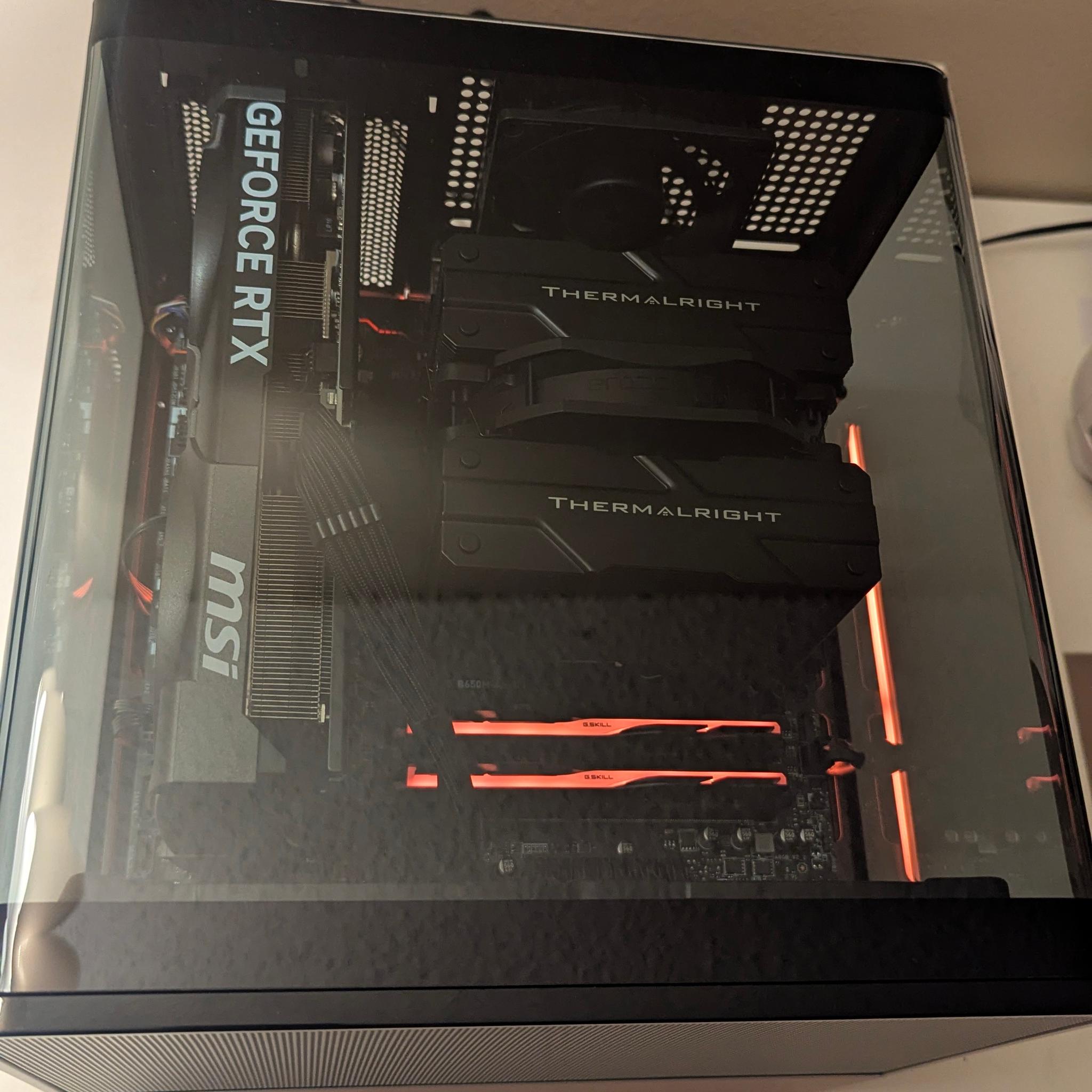 RTX 5070 + Ryzen 7600X | Noctua Chromax Cooling | 32GB DDR5 6400 | 1TB Gen4 NVMe | WiFi | Win11 Pro