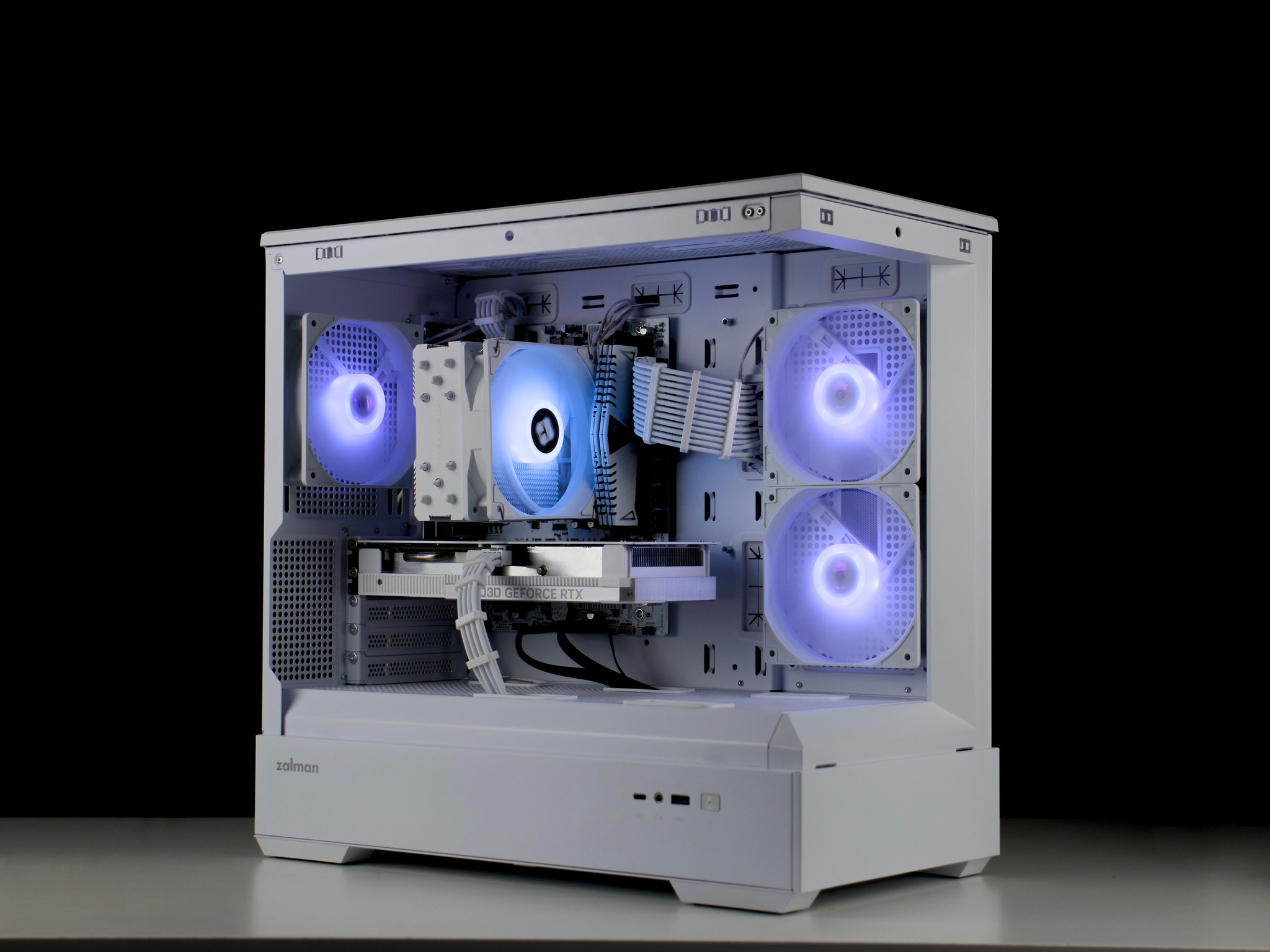 🧊❄️🧊 Whiteout Gaming PC – RTX 4060 , Ryzen 5 5500, 16GB RAM, 1TB SSD - WiFi, BlueTooth 🧊❄️🧊