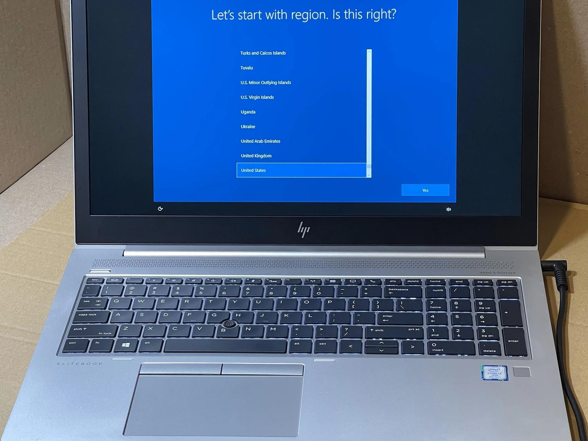 HP EliteBook 850 G5, Used, 15", i7-8650U, 16GB, 256GB