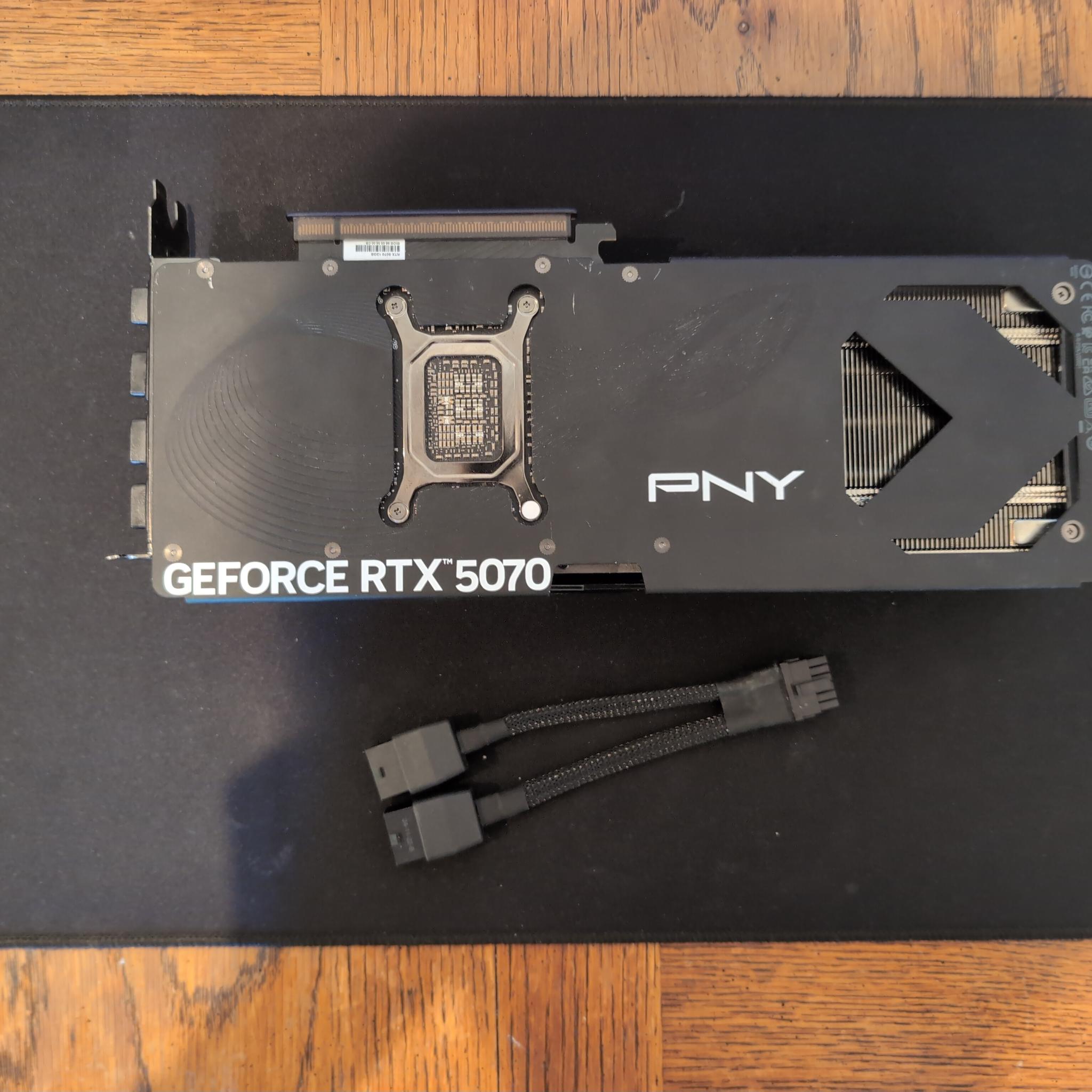 PNY GeForce RTX 5070 Overclocked Triple Fan