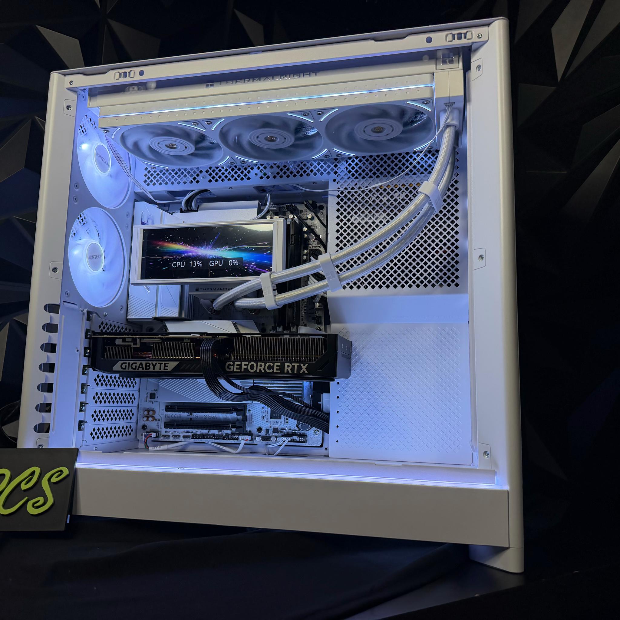 🌑❄️ MIDNIGHT GLACIER ❄️🌑 Ryzen 7 7800X3D| RTX 5070| 64 GB DDR5| 2.5 TB NVMe| 850W PSU
