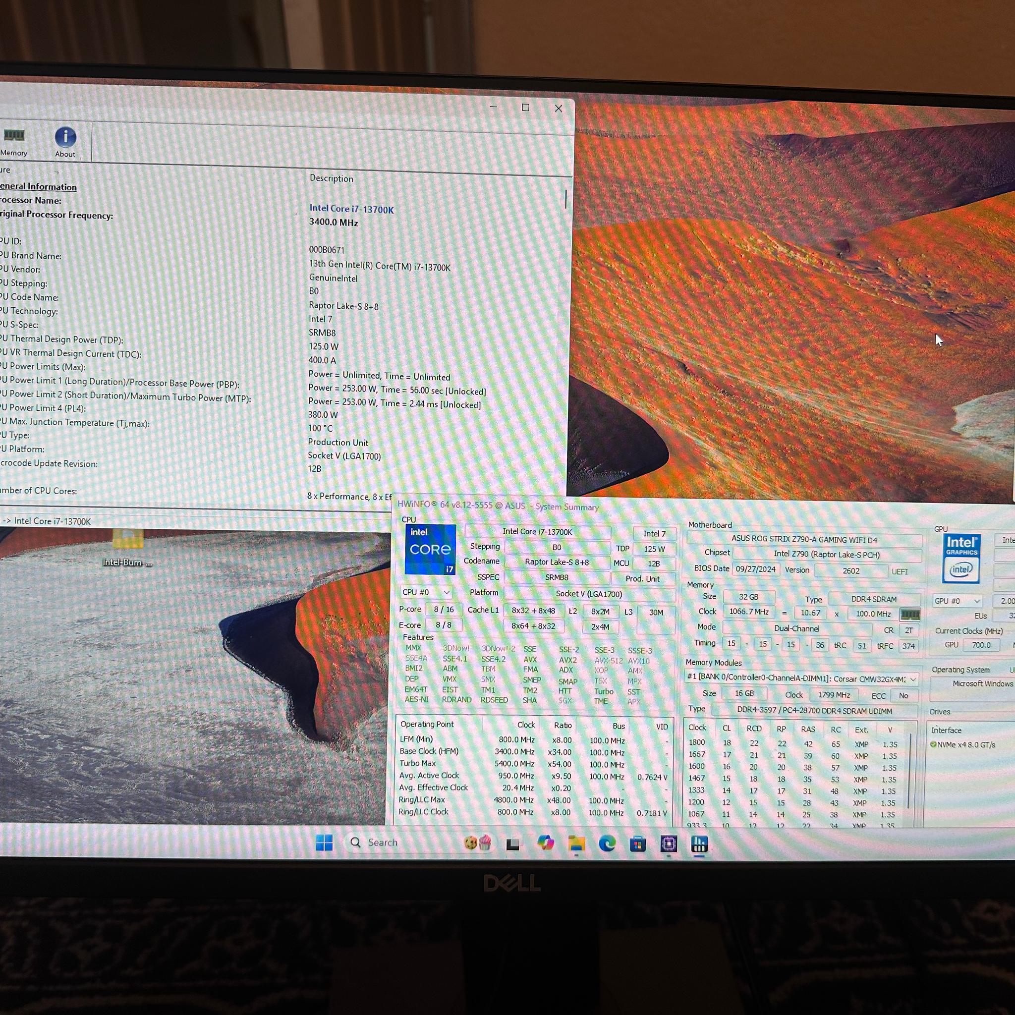 13 Gen i7 13700k