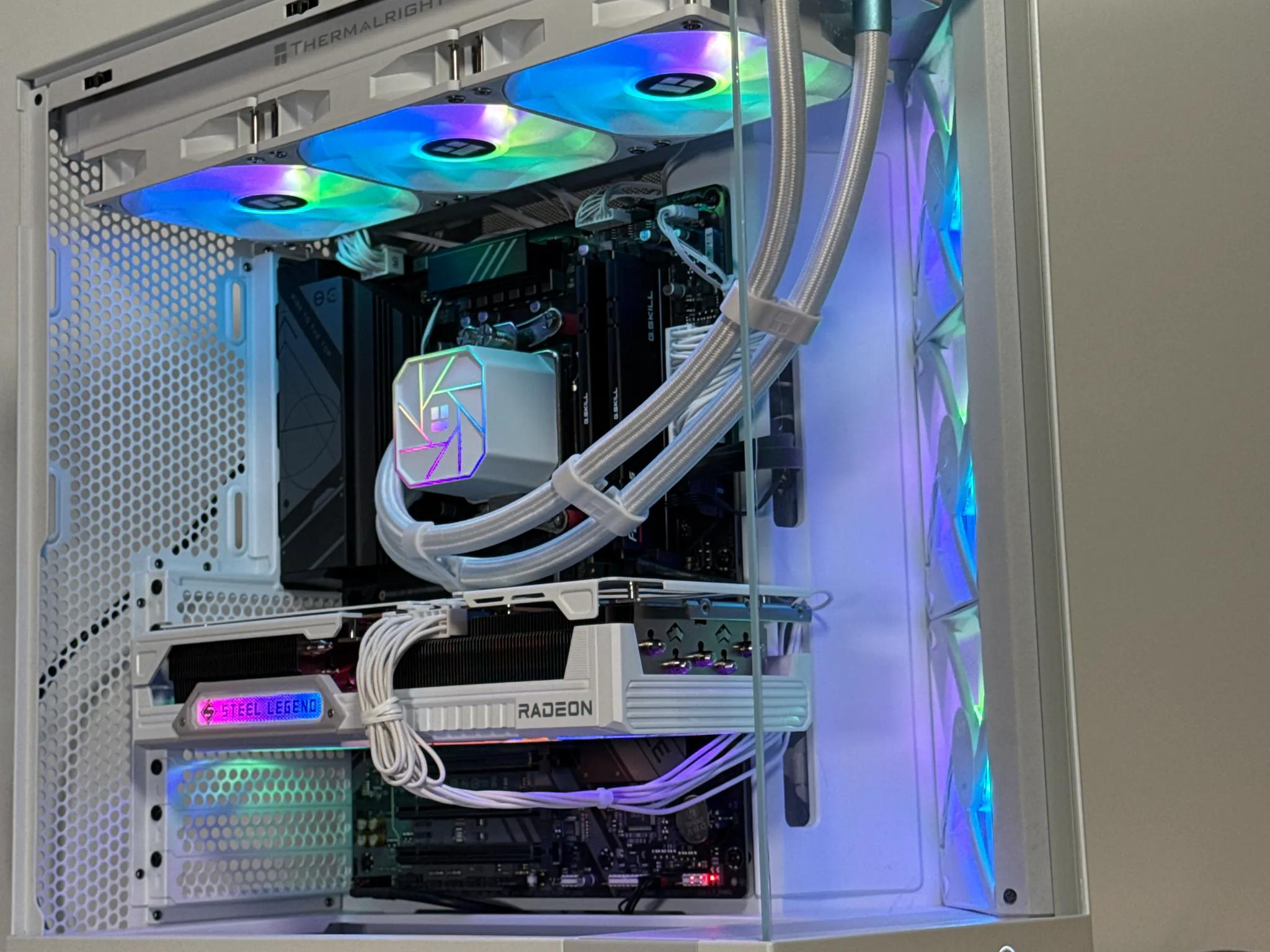 RX 9070XT STEEL LEGEND Ryzen 7 7800x3d Gaming PC