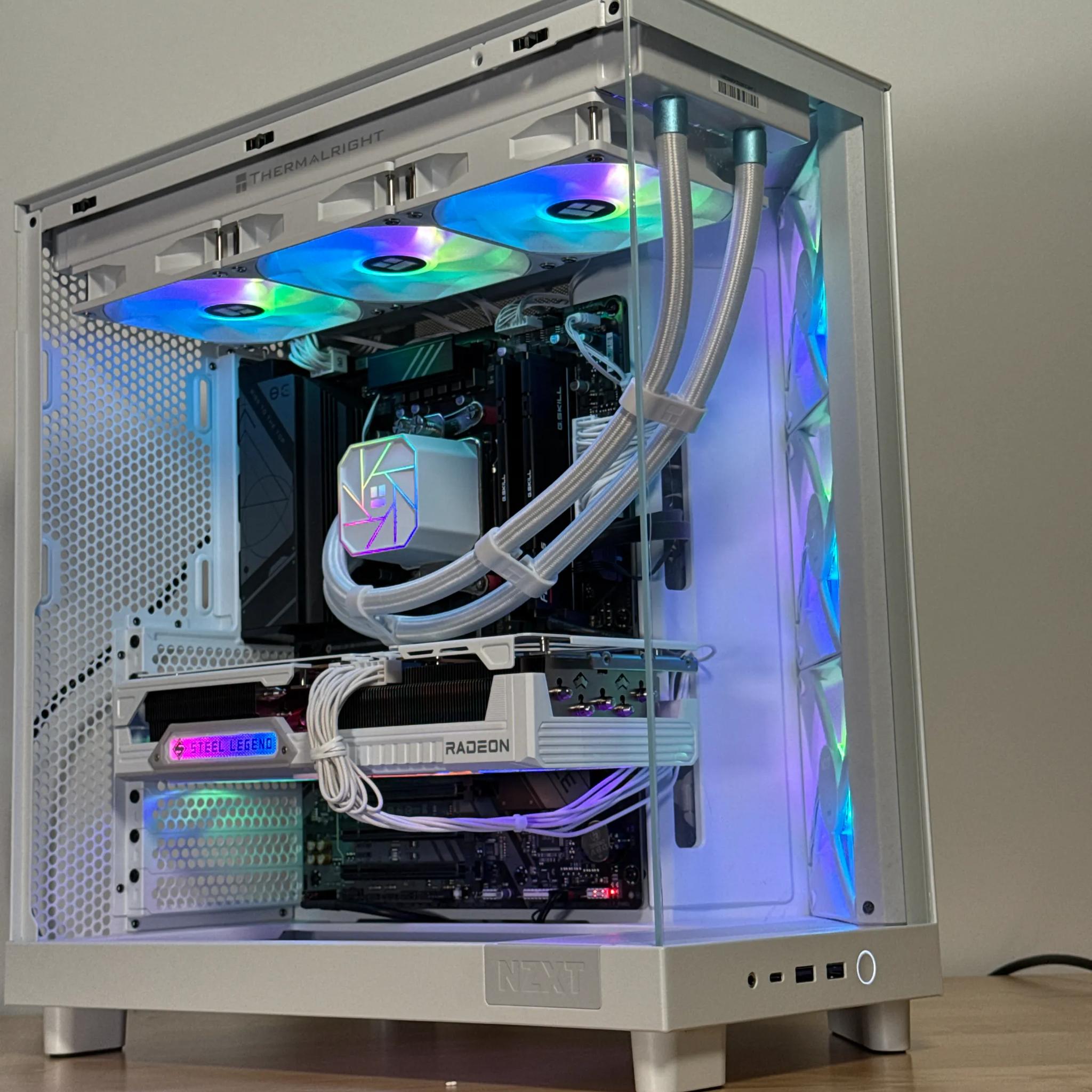 RX 9070XT STEEL LEGEND Ryzen 7 7800x3d Gaming PC