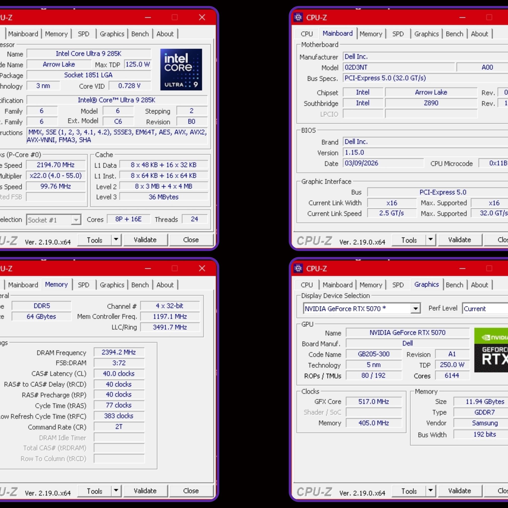 Elite Workstation: Ultra 9 285K | RTX 5070 | 64GB DDR5 | 8TB SSD Array