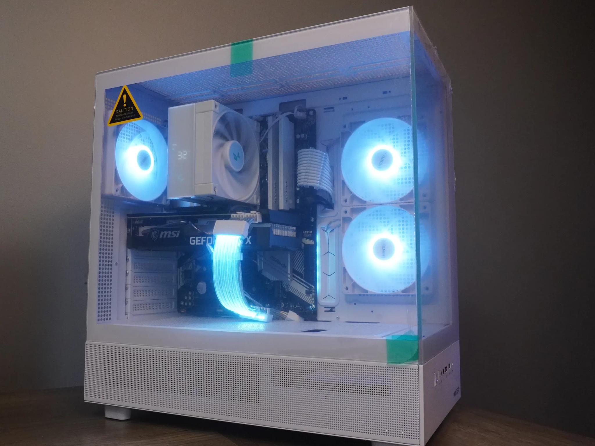 🤍AESTHETIC🤍 1440p GAMING MACHINE 💚RTX 3070 🧡 Ryzen 5 5600x | 32GB | 1TB | WIFI