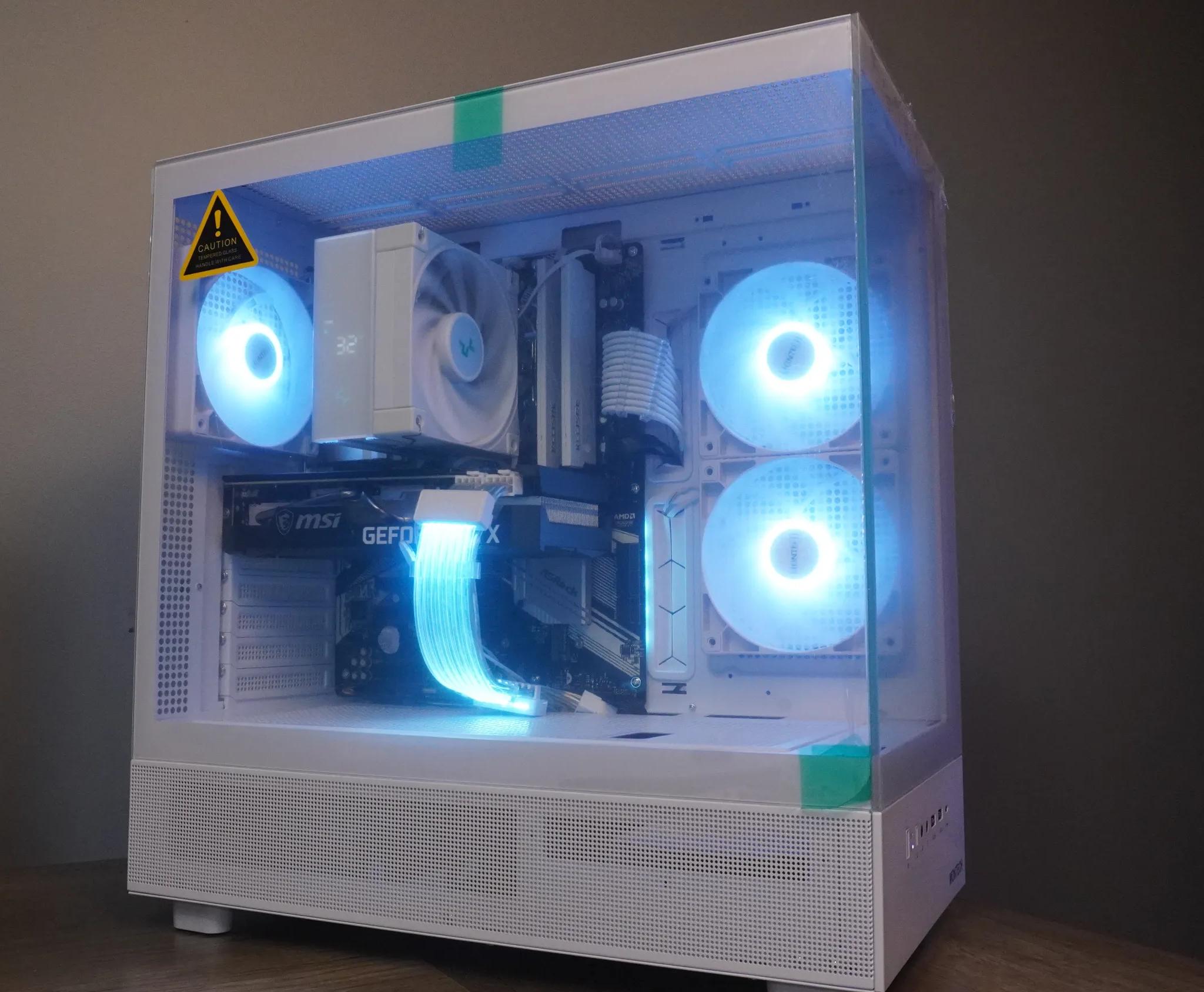 🤍AESTHETIC🤍 1440p GAMING MACHINE 💚RTX 3070 🧡 Ryzen 5 5600x | 32GB | 1TB | WIFI