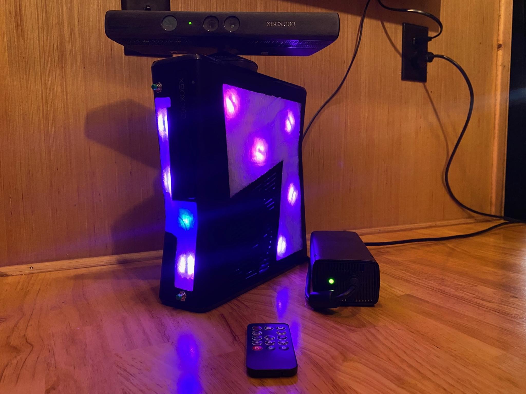 RGH3 Xbox 360 Slim - CASE MODS - Alien themed
