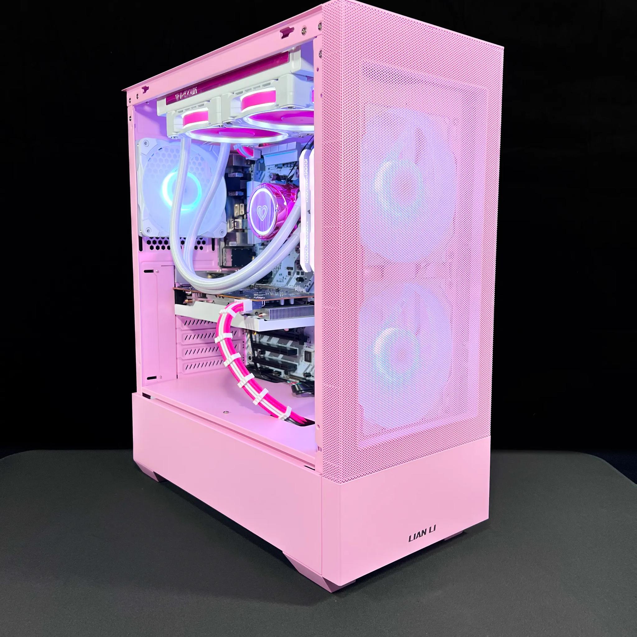 Ryzen 5 2600 | Radeon RX 6600 | Pink Gaming PC Build