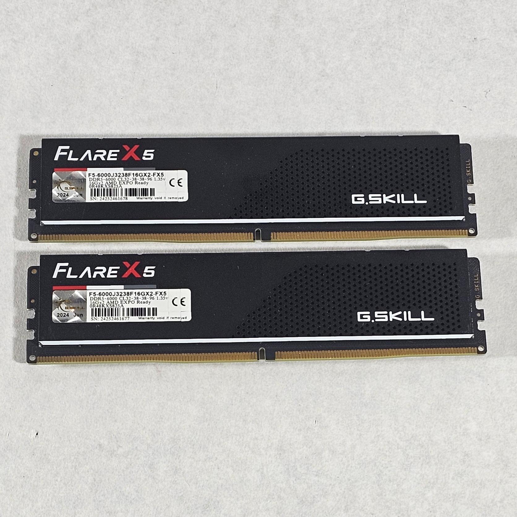 32GB DDR5 (2x16GB) CL32 6000MT/s G.Skill Flare X5