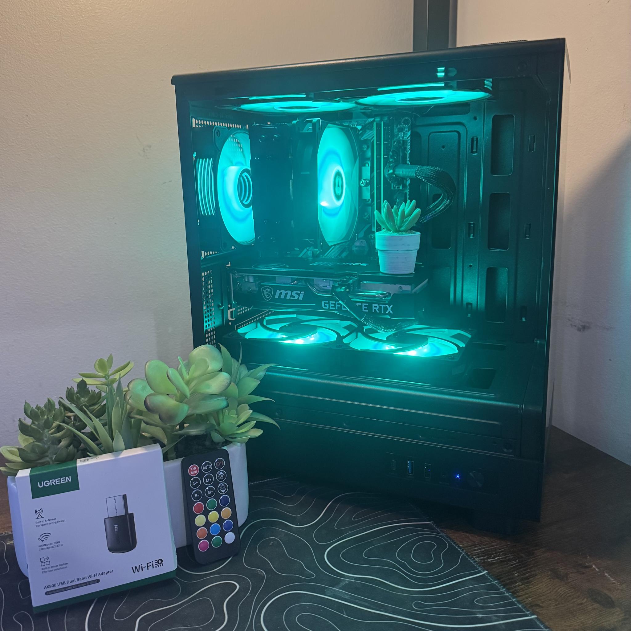 🖤 Custom "Budget Baller" Gaming PC | Intel i7 | RTX 3050 8GB | 1.5TB Total Storage! | WiFi 6 Dongle