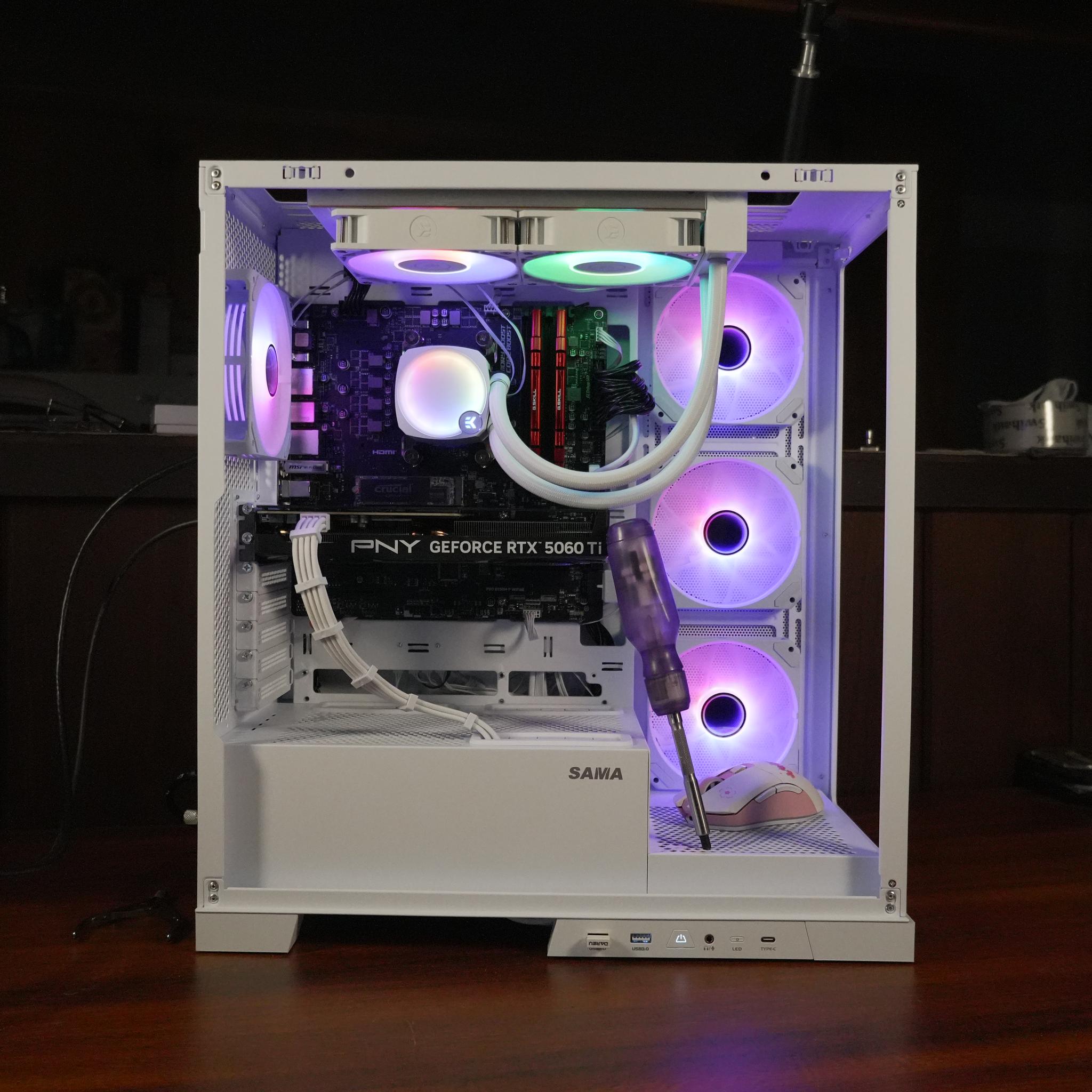 Escapism | RTX 5060TI 8G | RYZEN 7 5800X | 16GB DDR4 | 500GB SSD | WINDOWS 11 PRO | WIFI & BT |