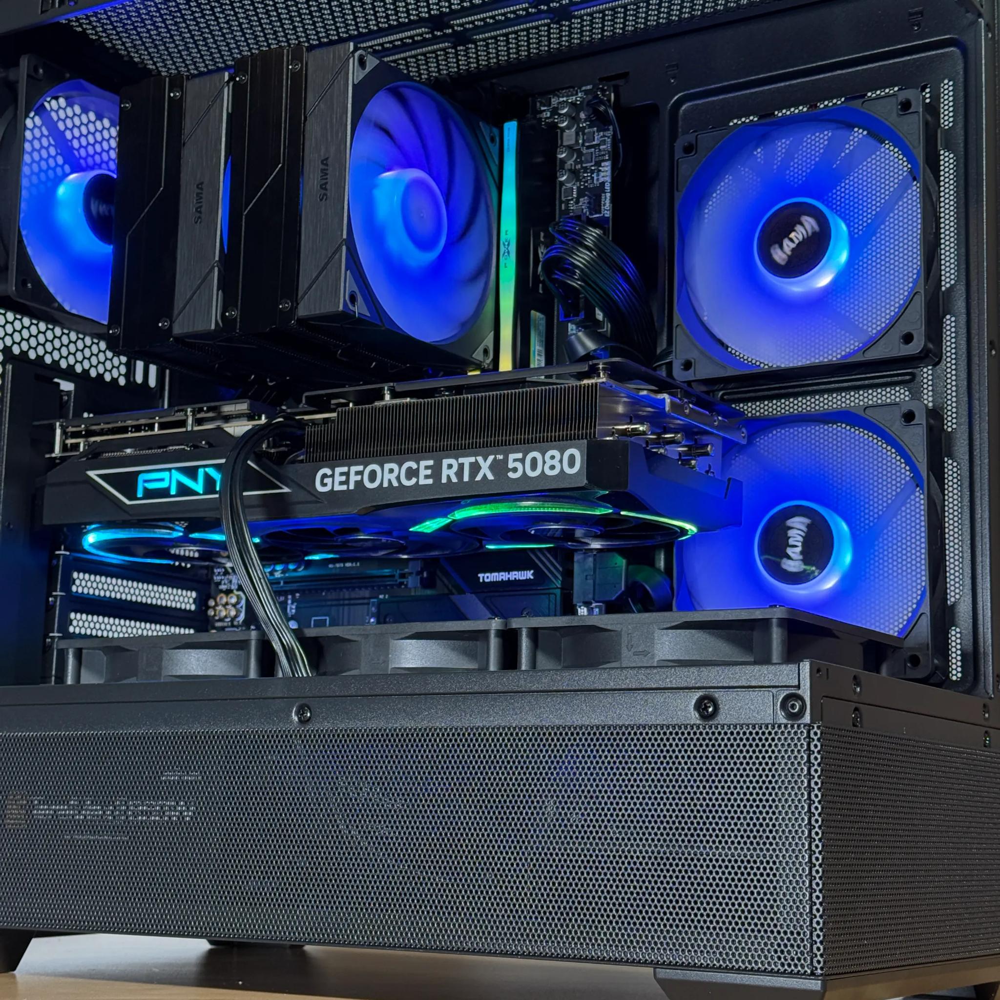RTX 5080 Ryzen 9800X3D 64GB DDR5 4TB NVME GAMING PC