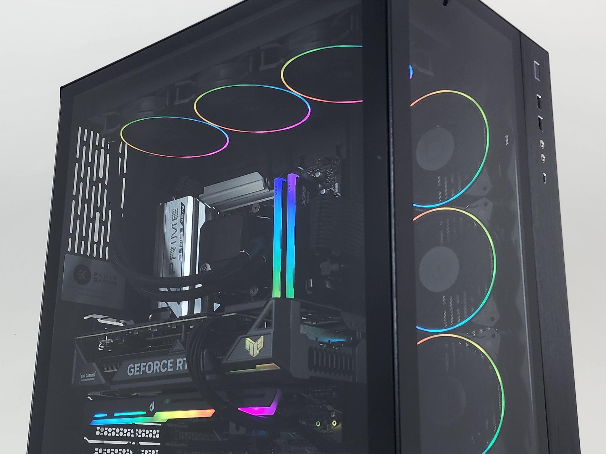 Gaming PC Ryzen 9 7950X3D 32GB RAM 1TB SSD RTX 4070 Ti 12GB Windows 11 Computer