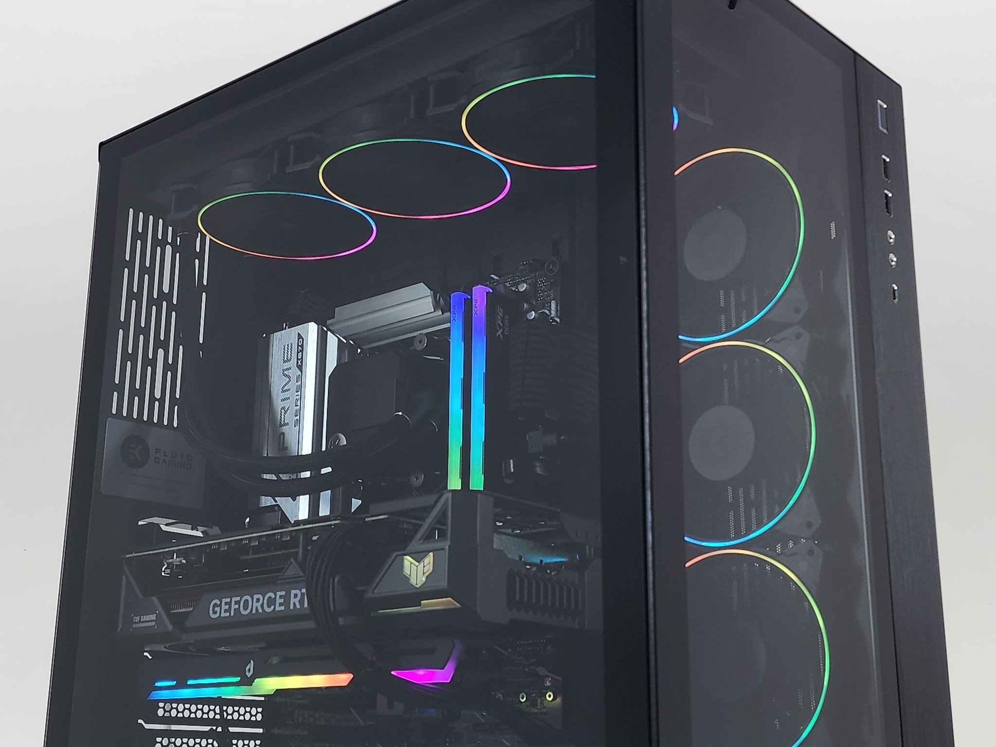 Gaming PC Ryzen 9 7950X3D 32GB RAM 1TB SSD RTX 4070 Ti 12GB Windows 11 Computer