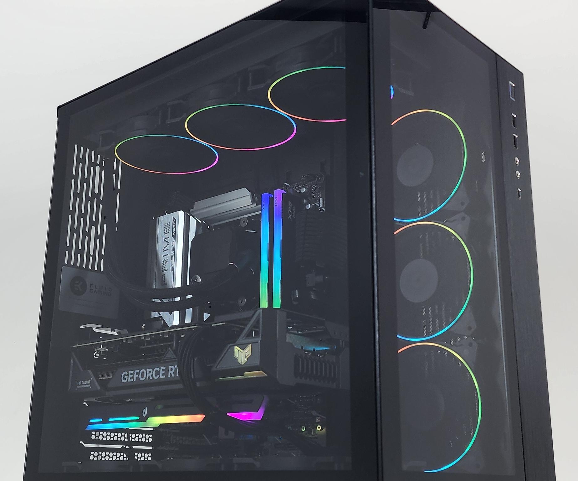 Gaming PC Ryzen 9 7950X3D 32GB RAM 1TB SSD RTX 4070 Ti 12GB Windows 11 Computer
