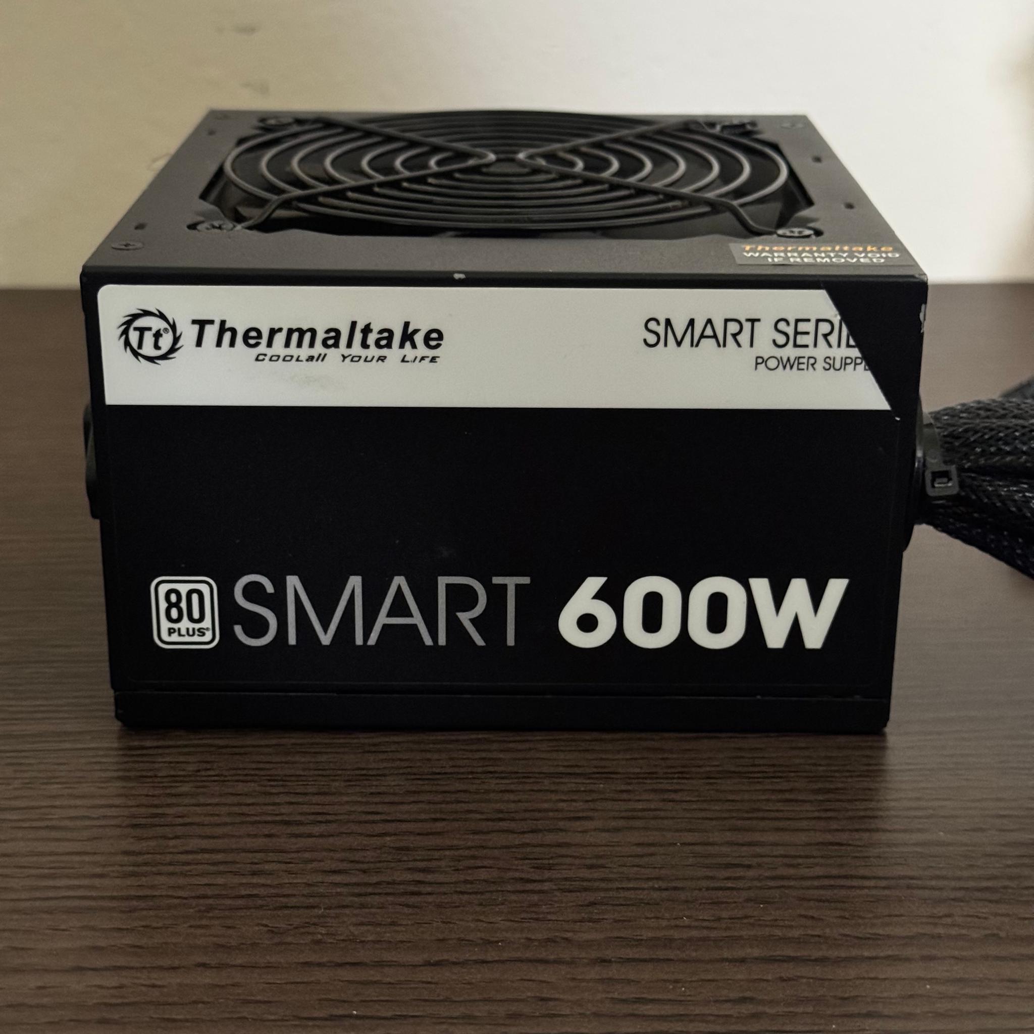 Thermaltake SMART 600W ATX Power Supply 80 PLUS