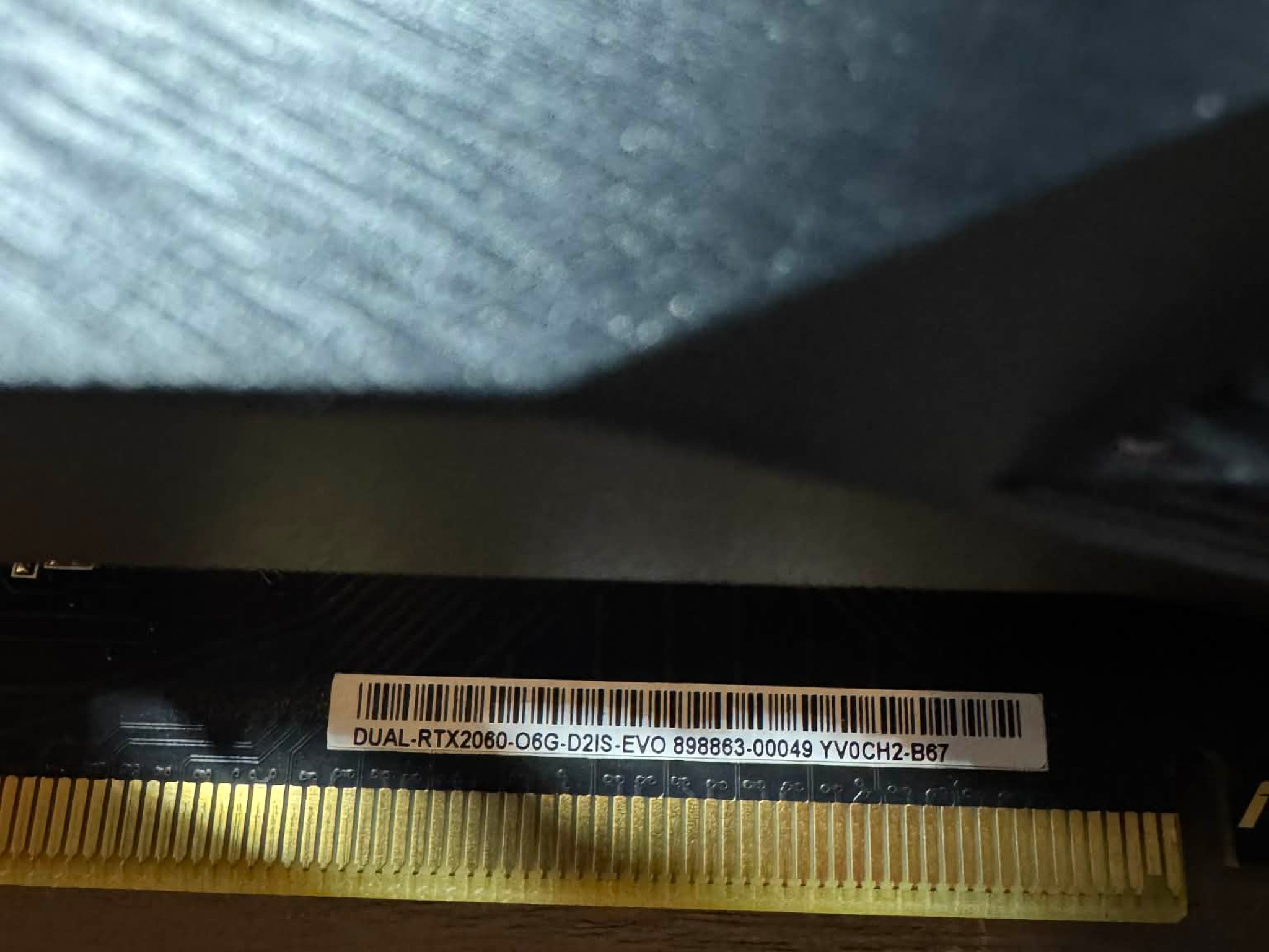 Asus GeForce RGB RTX 2060 6GB GDDR6 Graphics Card GPU DUAL-RTX2060-06G-EVO