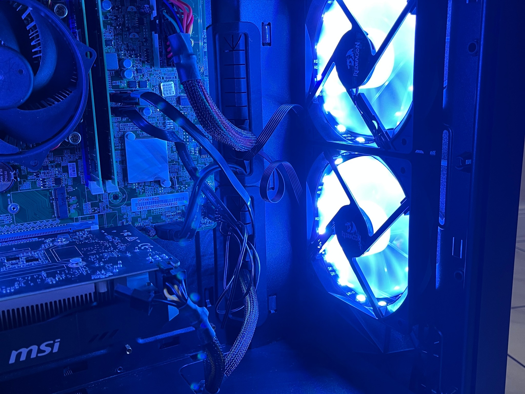 🔥🖥️ Budget Gaming PC – RGB Case, Intel i5-6500, NVIDIA GTX 1650 4GB, 1TB Storage & 16 GB RAM🔵🔥