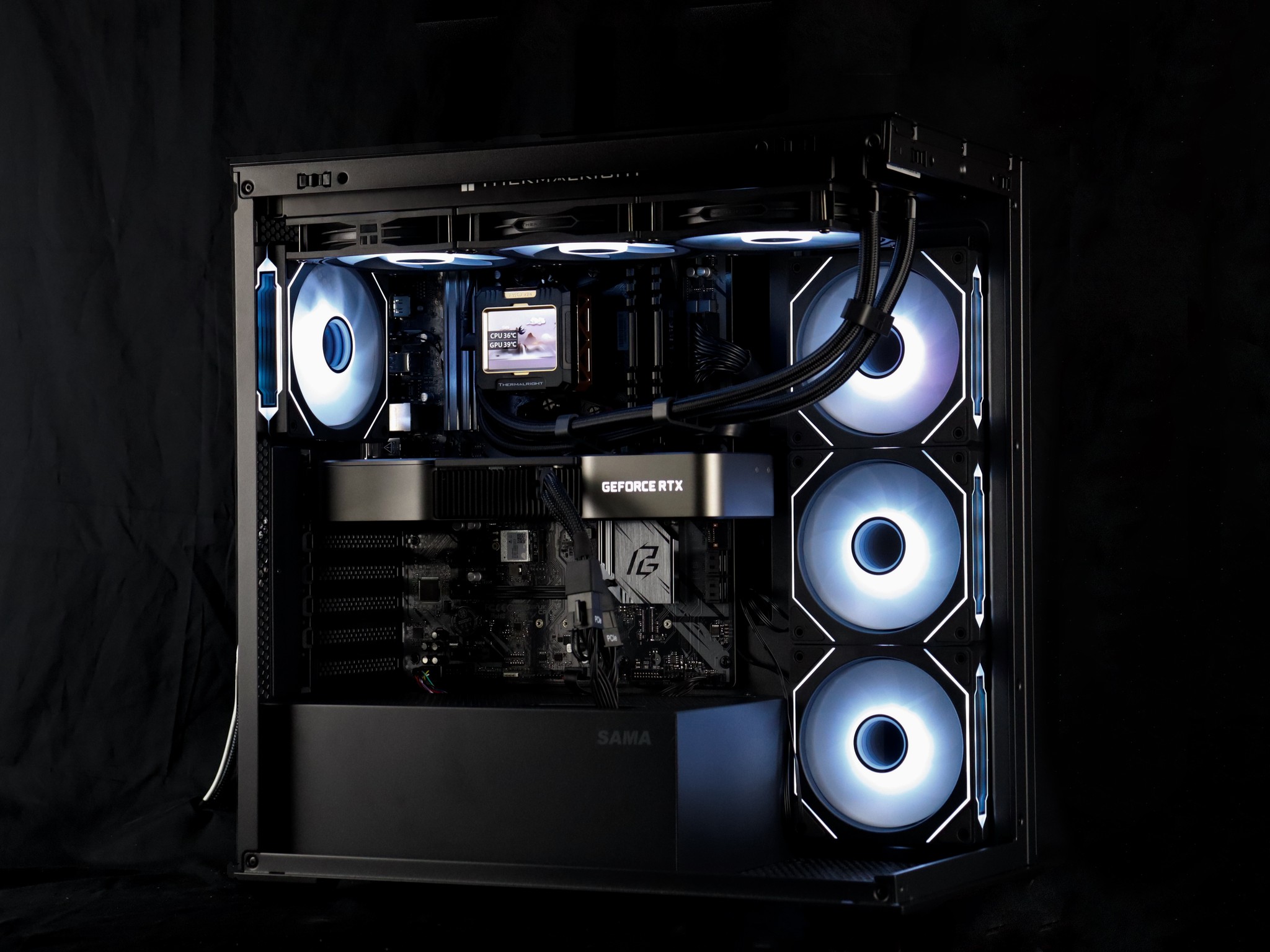 ⚜️♟️Obsidian Void V2 - 1440P Gaming PC | RTX 3080, Ryzen 9 3900X, 32GB RAM, 1TB NVMe SSD | ♟️⚜️