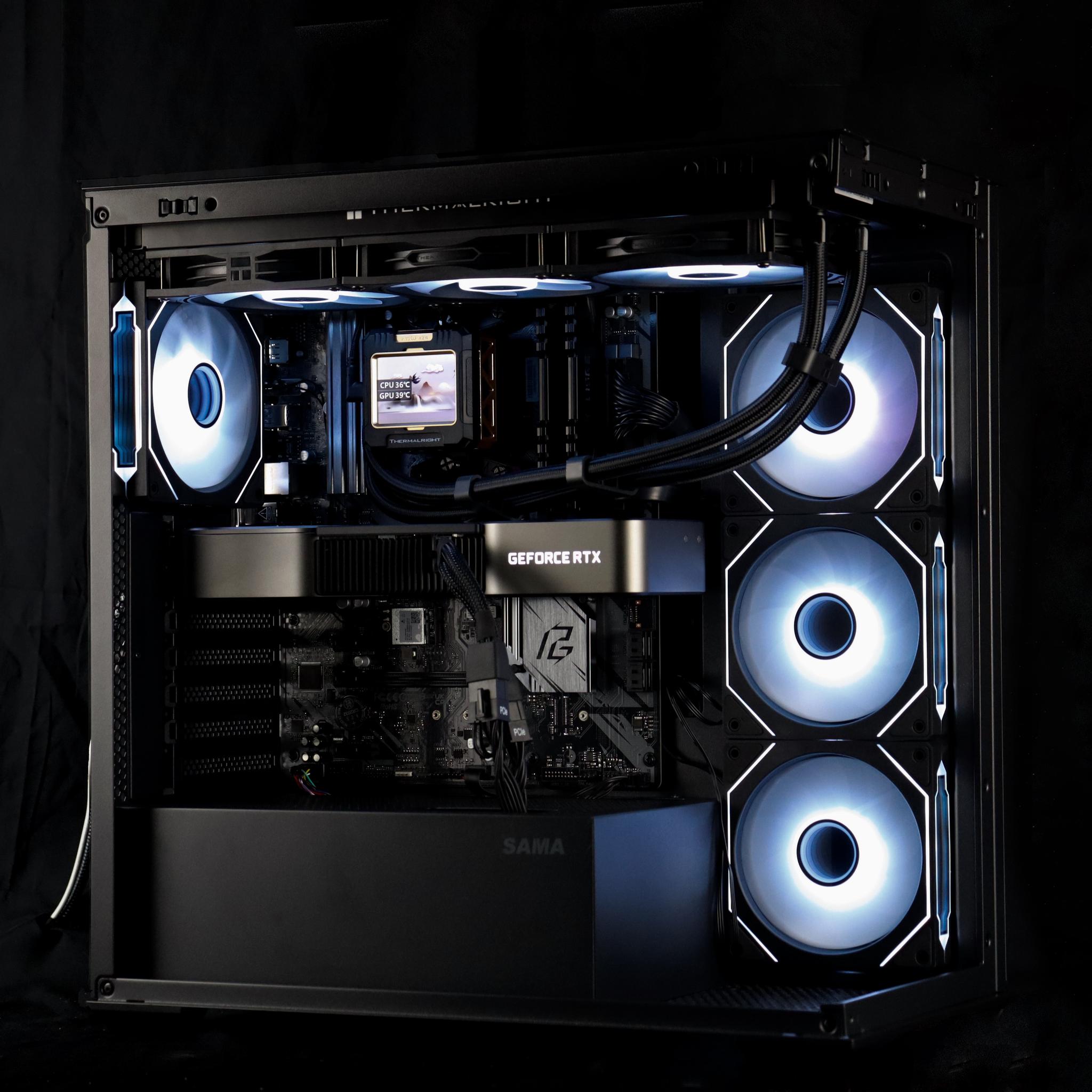 ⚜️♟️Obsidian Void V2 - 1440P Gaming PC | RTX 3080, Ryzen 9 3900X, 32GB RAM, 1TB NVMe SSD | ♟️⚜️