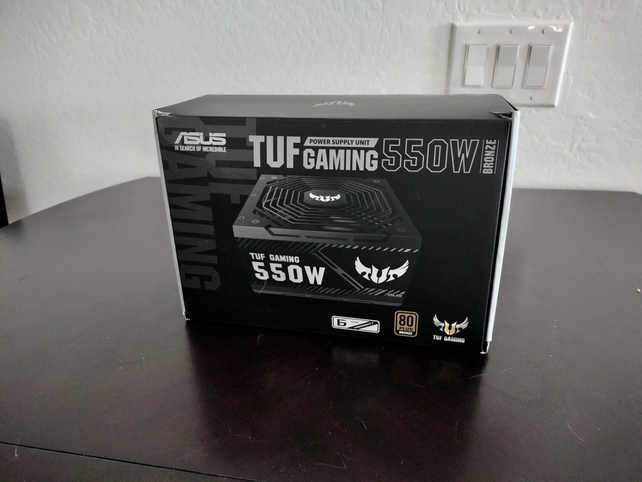 TUF GAMING 550W Power Supply Unit 80 PLUS Bronze Certification