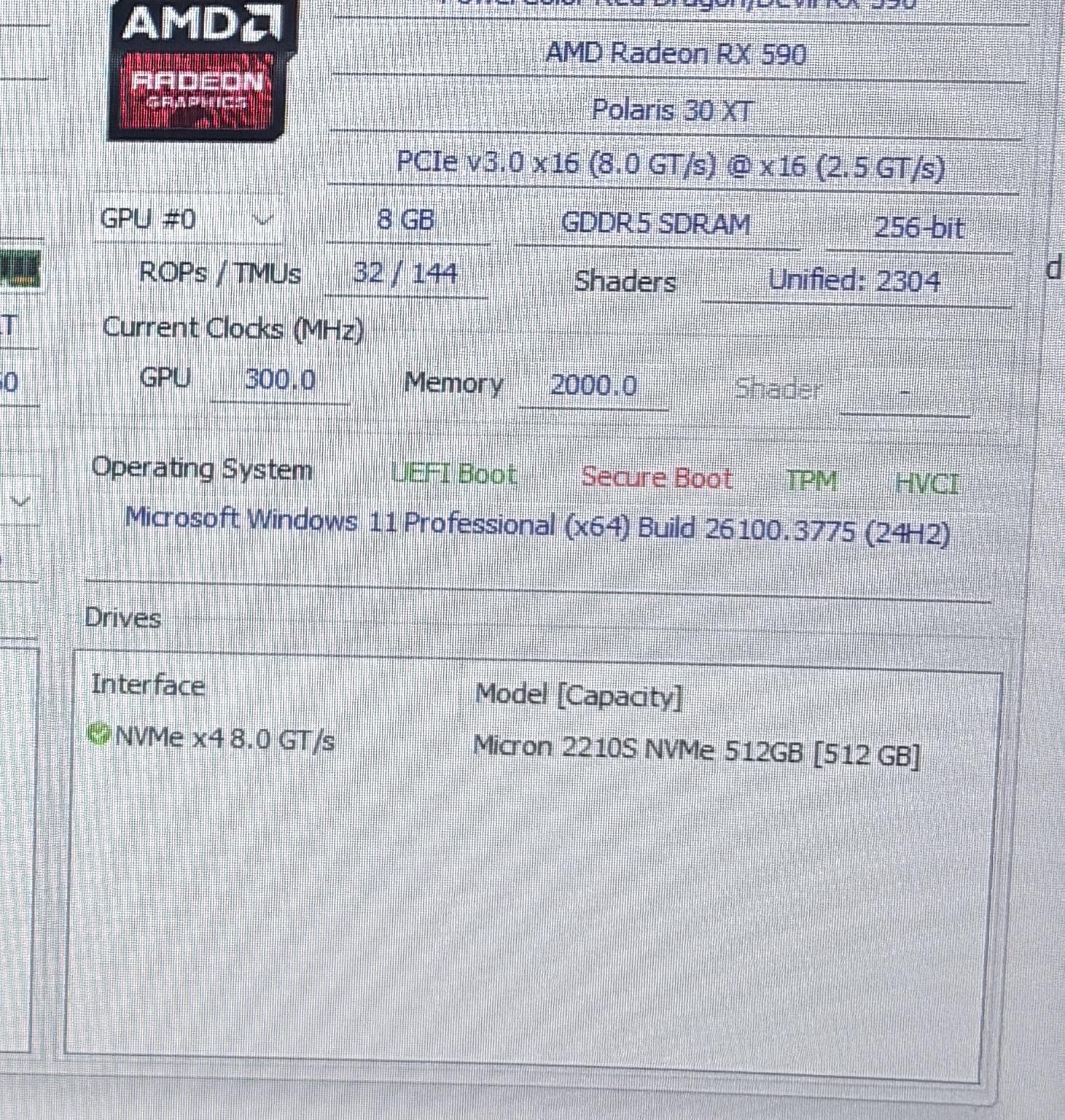 PRICE DROP! White Out PowerColor Rx 590 8gb Red Dragon Modded