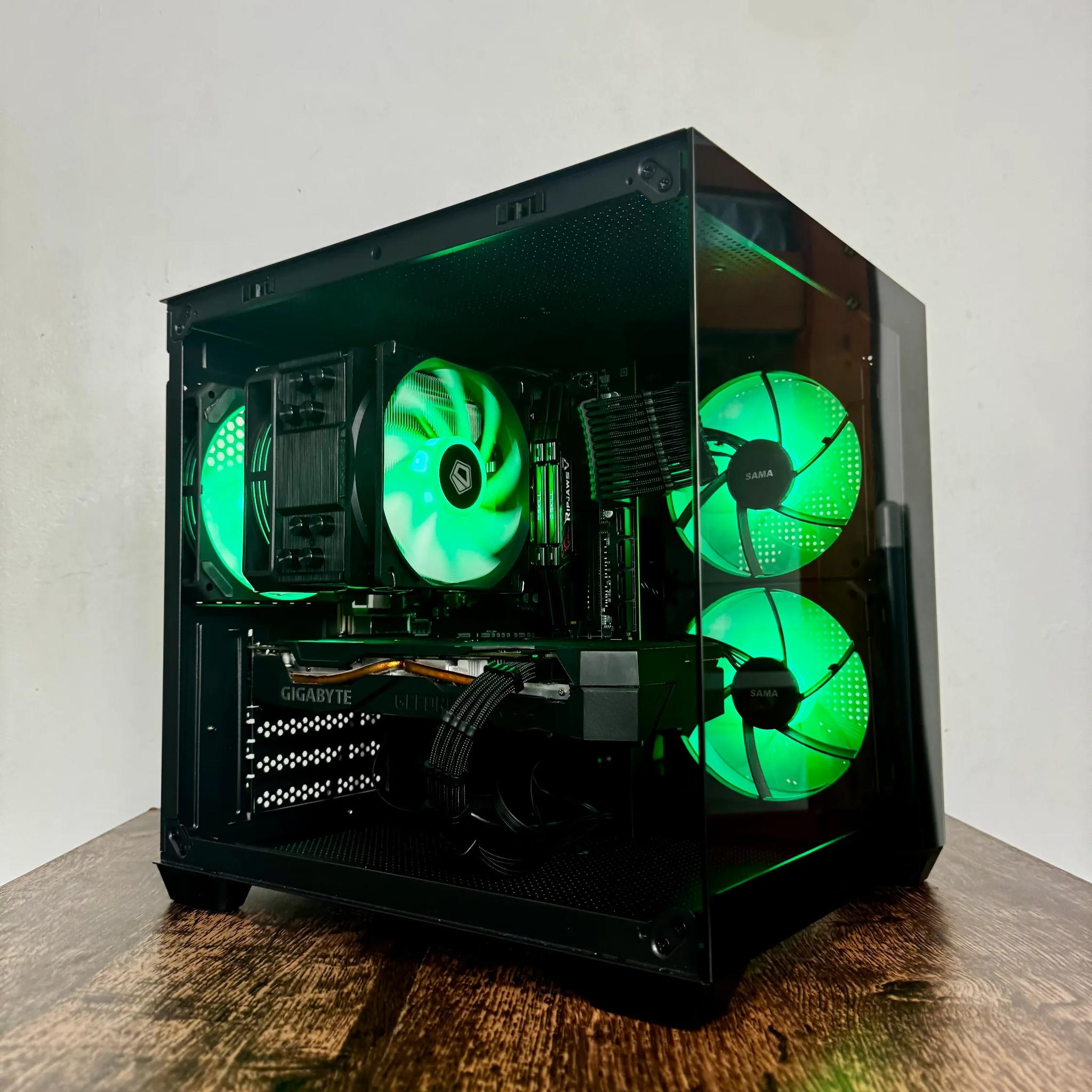 🖤Black🖤 Budget Gaming PC (Ryzen 5 2600 + RTX 2060 Super + 16gb Ram)