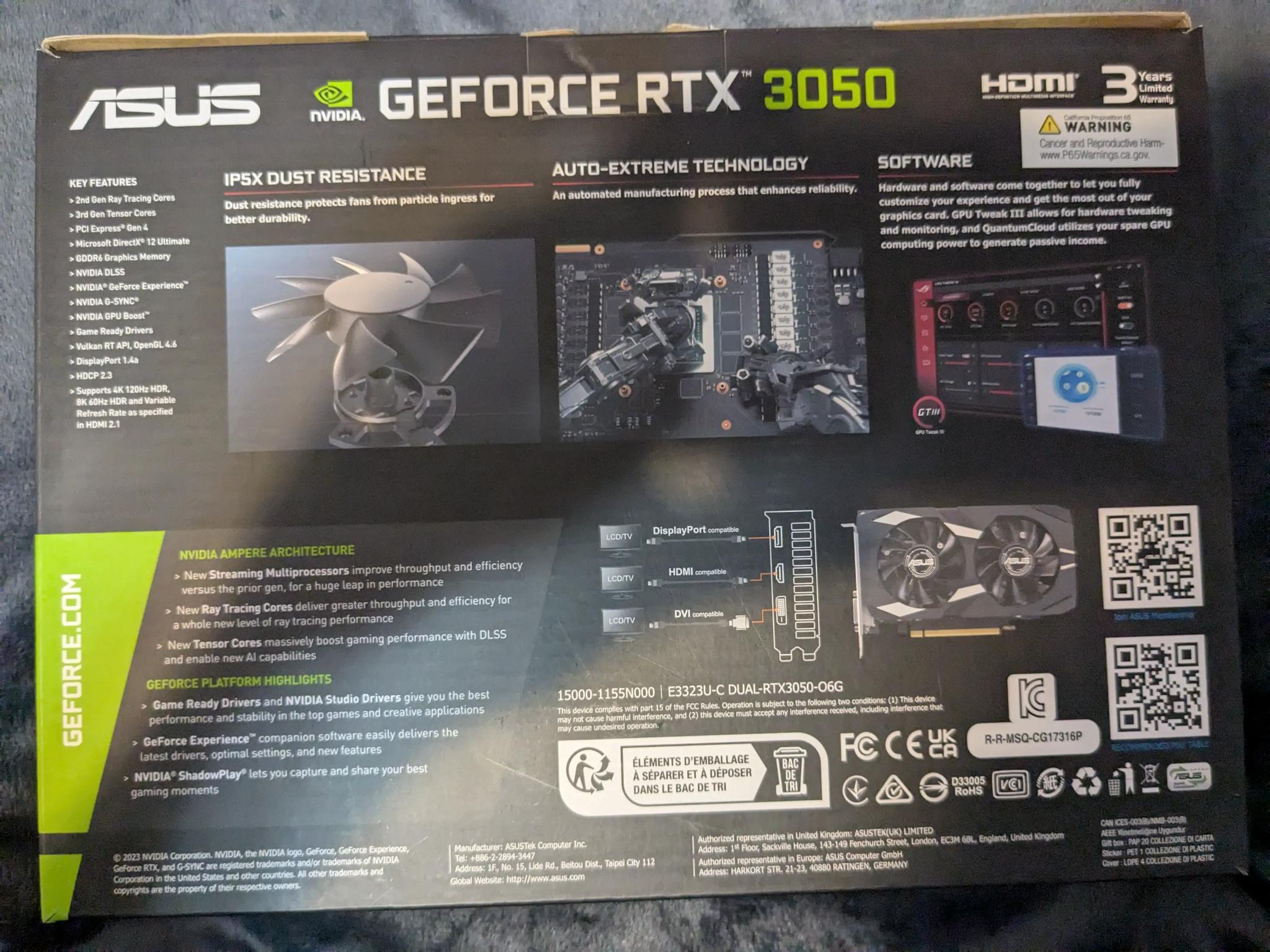 RTX 3050 6GB
