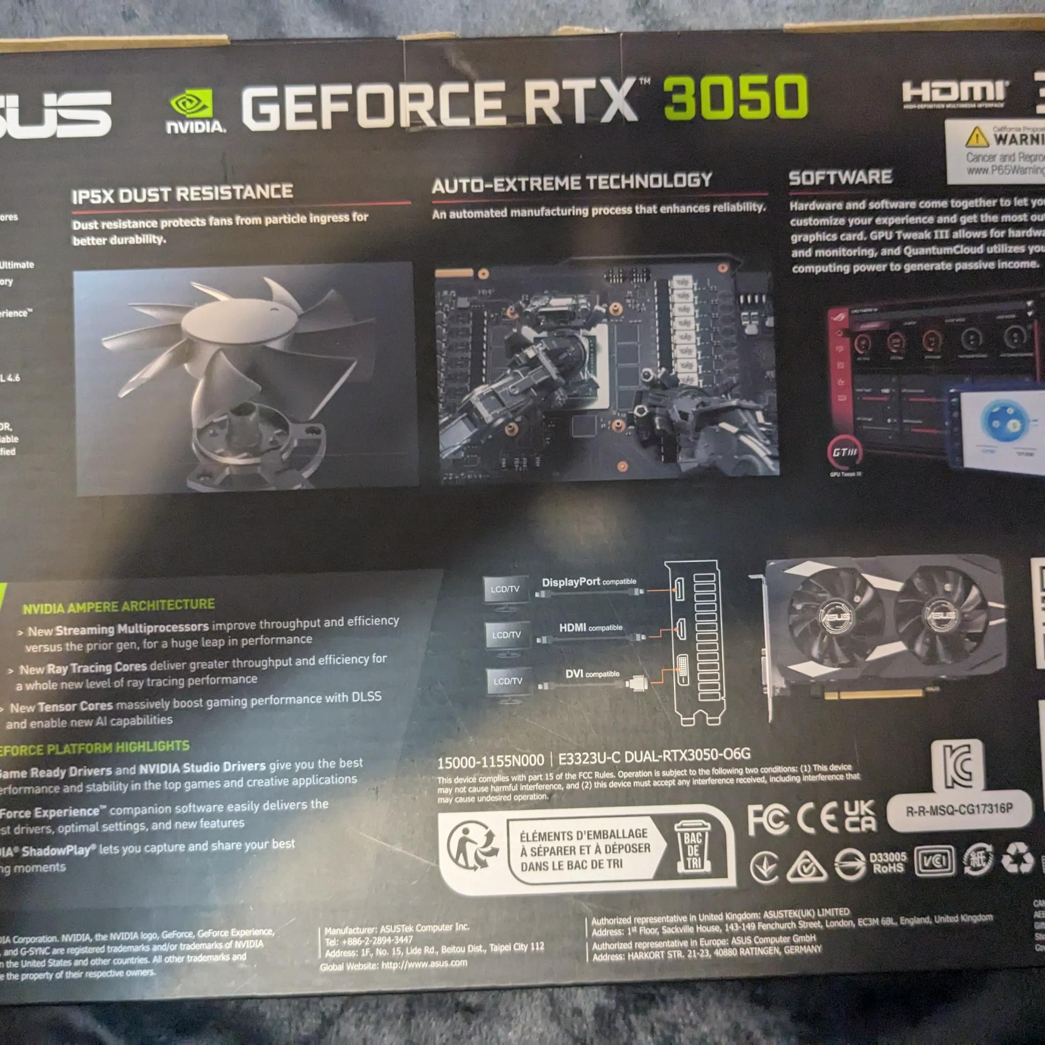 RTX 3050 6GB