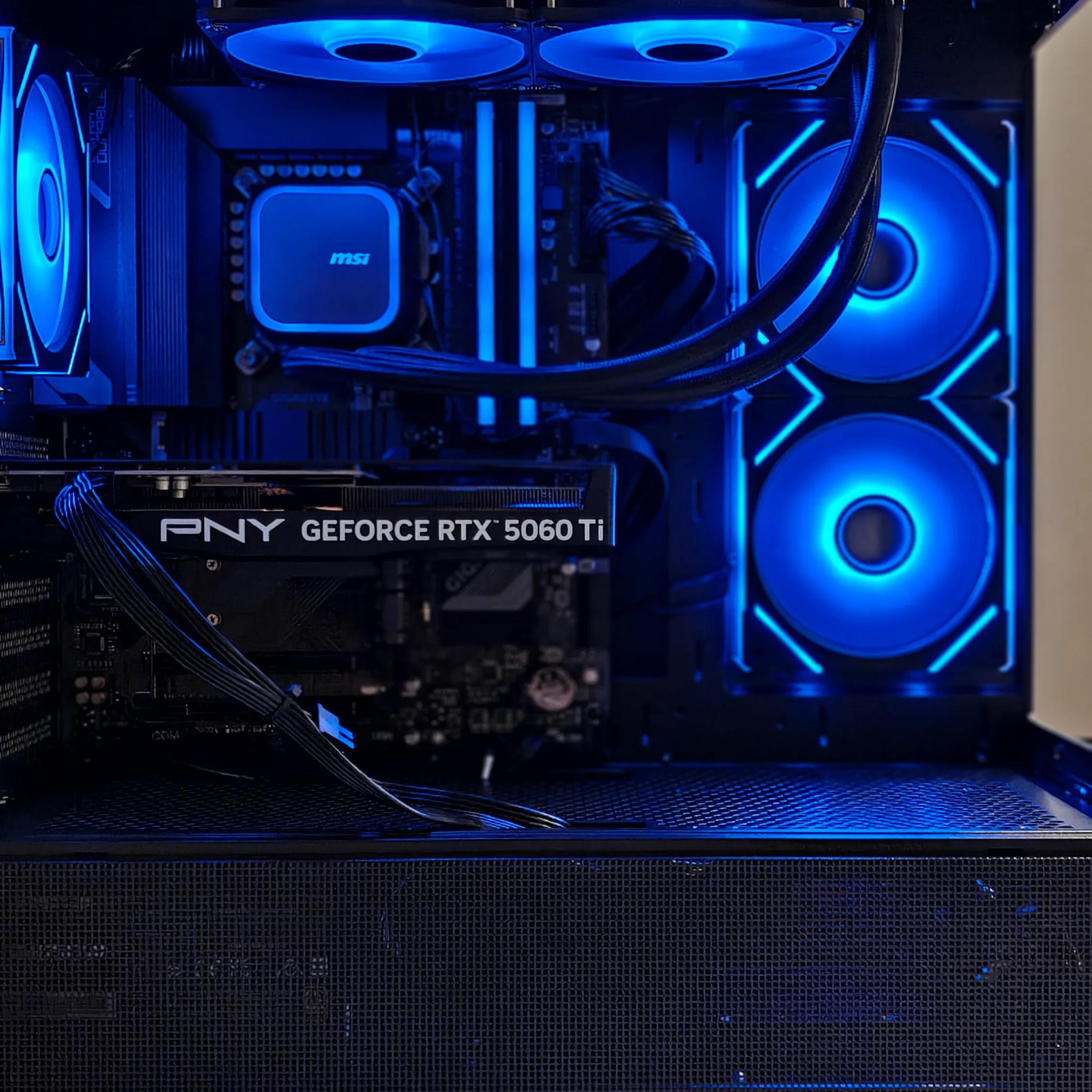 1440P - Nvidia GeForce RTX 5060 Ti 16GB - Intel Core i5 14600K - 32GB RAM - 1 TB PCIe Gen 4 SSD