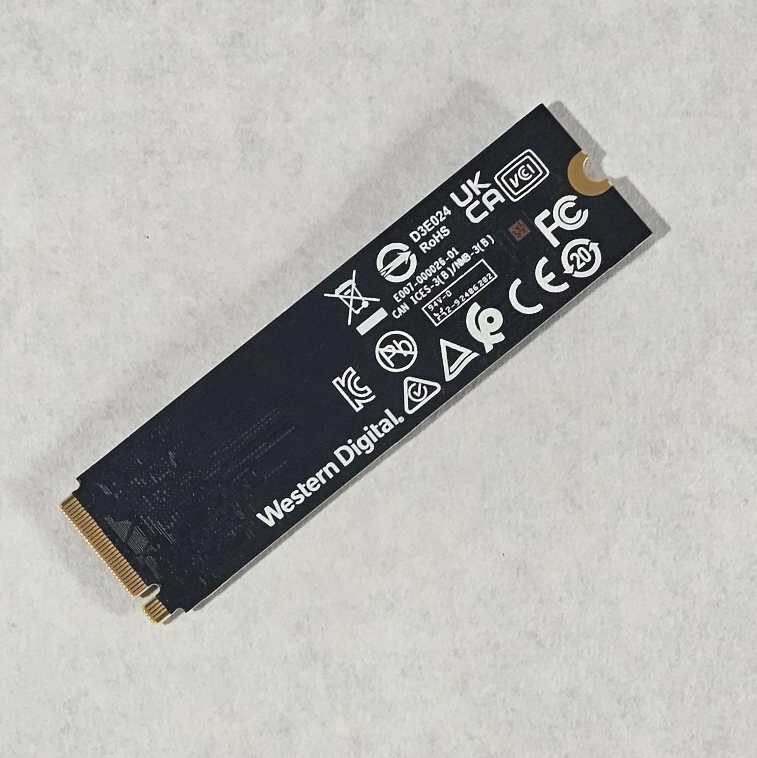 2TB NVMe M.2 SSD WD Blue SN580
