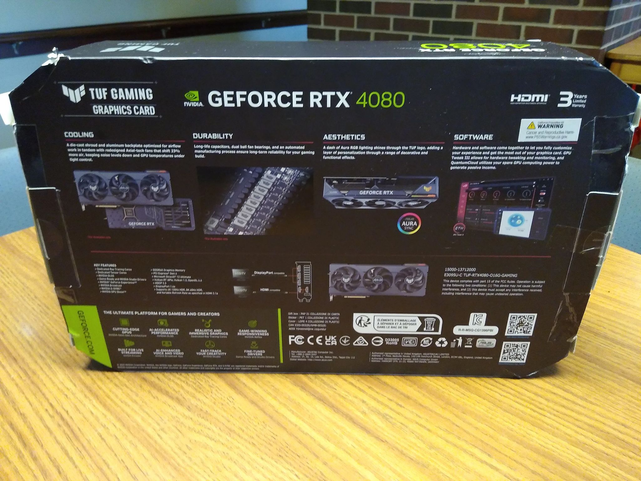 Like New Asus TUF 4080 OC edition. (Not a Super)