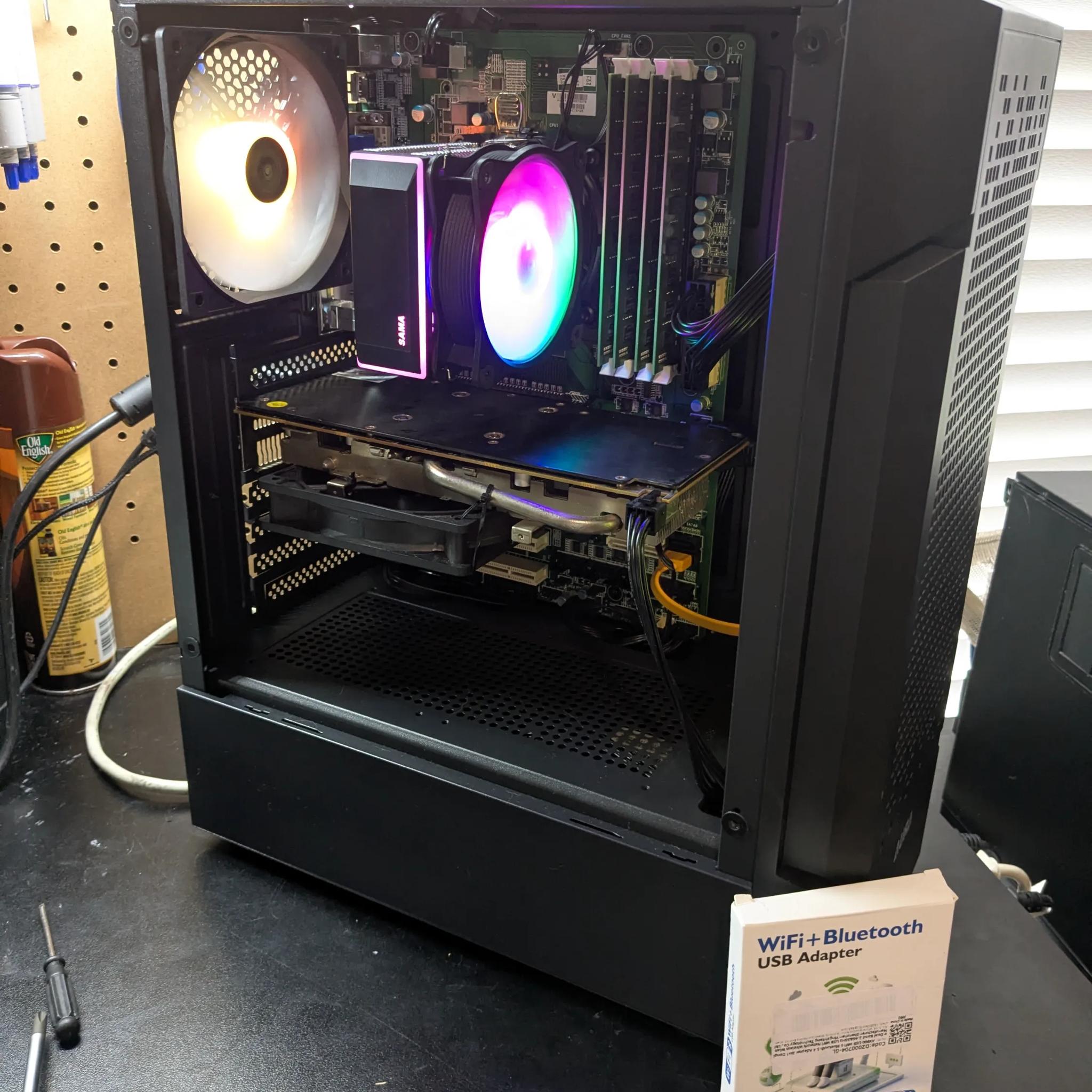 100 FPS Fortnite | 180 Day Warranty | i5-4570S, 16GB RAM, 480GB SSD, RX 480 8GB, RGB, Wifi, Win10