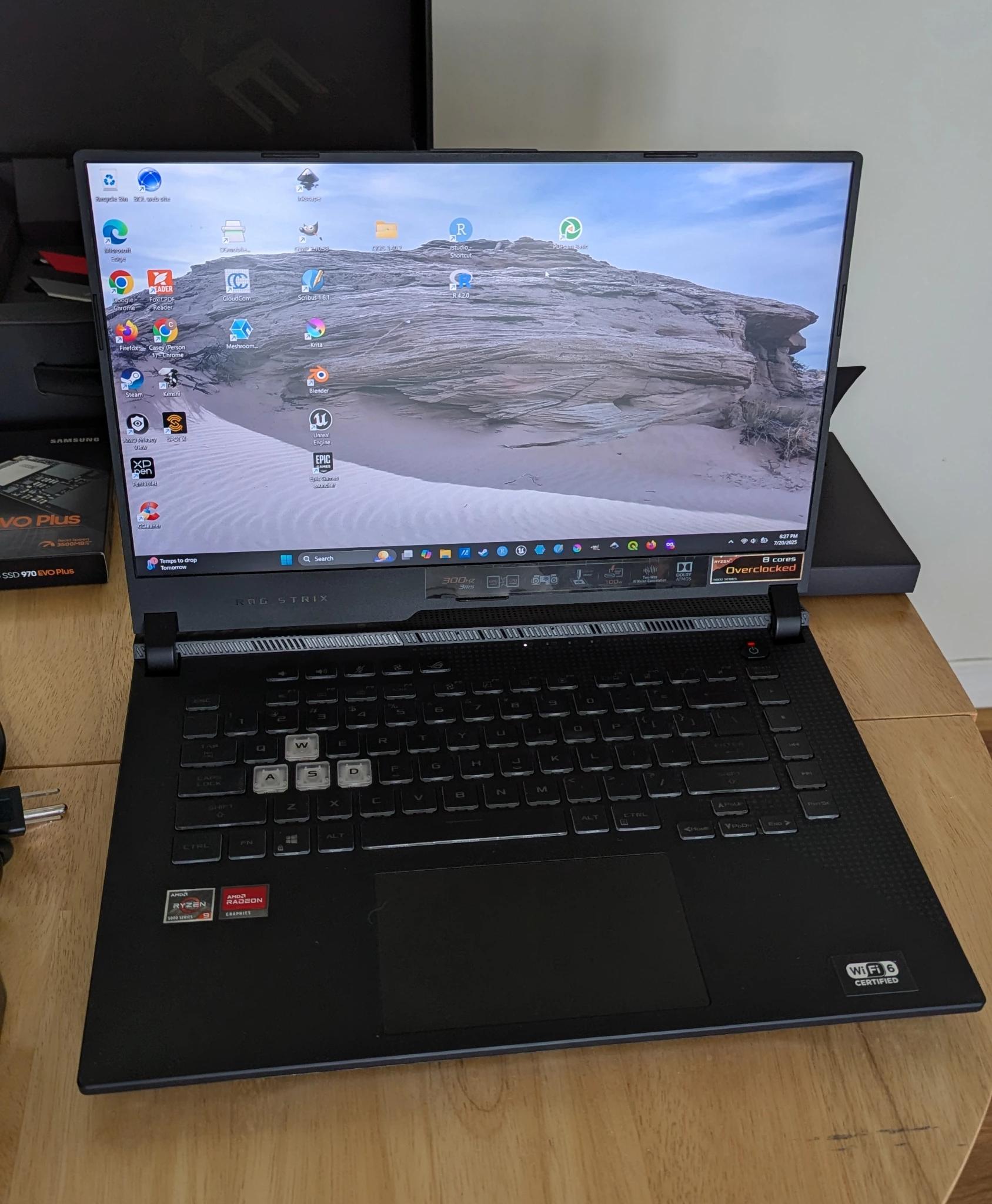 Asus G15 Advantage Edition w/ Ryzen 9 5900HX and RX 6800M