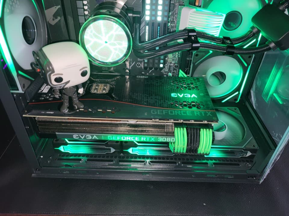 👾🧠 LOCUTUS-POWERED BORG NODE | RTX 3080 FTW3 × 32GB DDR4 × LCD Pod 🧠👾 One Cube.