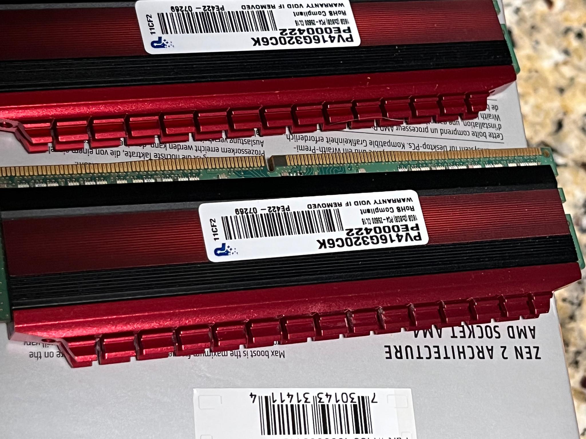 BNIB AMD Ryzen 5 4500 w/ Used 2x8GB Viper 3200mhz Ram