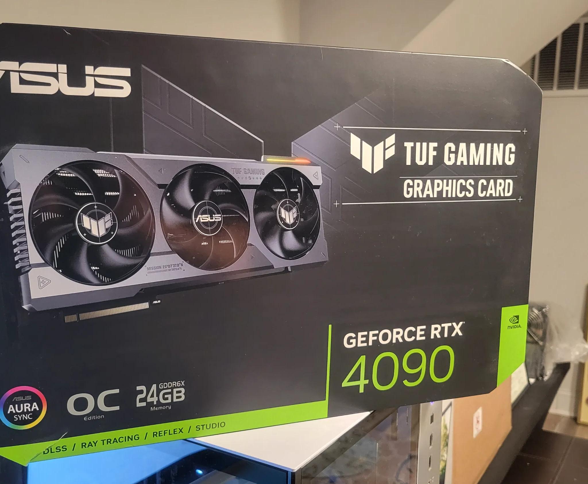 RTX 4090 ASUS TUF Gaming OC 24G(Original Owner w/receipt) - Flawless
