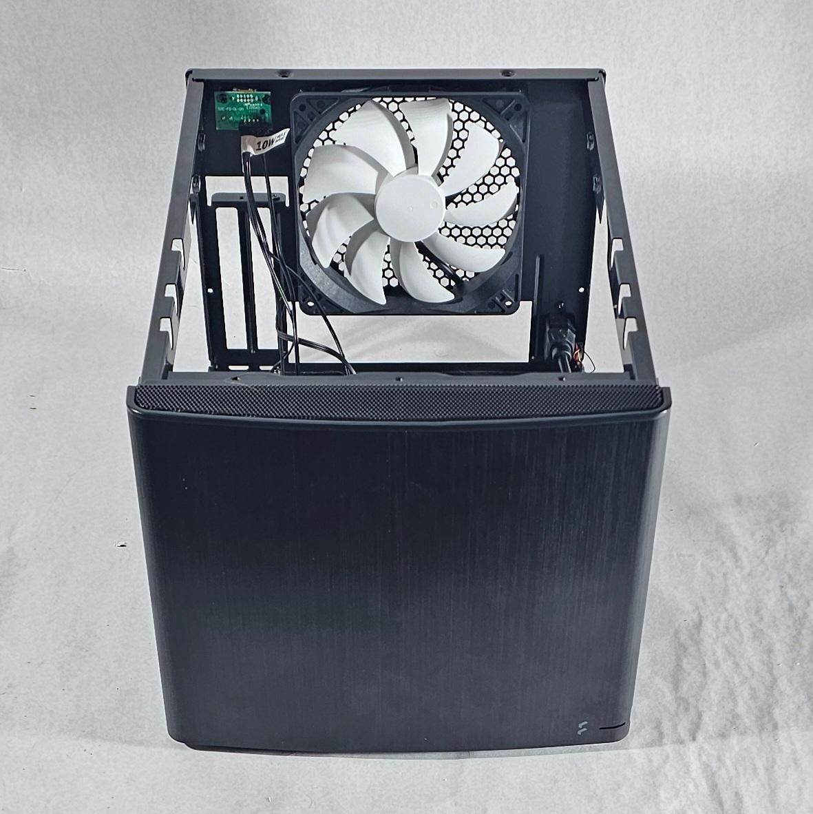 Black ITX PC Case w/ 3 Fans