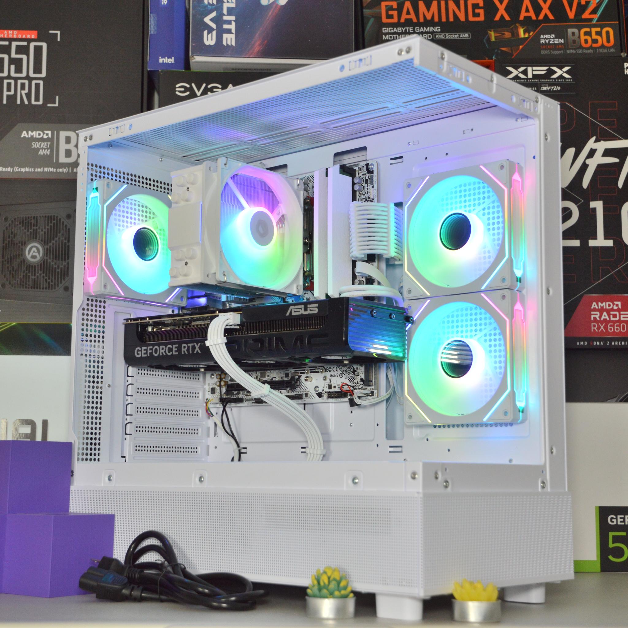 ⚪⚪ | RTX 5060Ti 8GB| RYZEN 5 8400F | 16 GB DDR5 RAM | 1TB NVME SSD | WhiteOut |