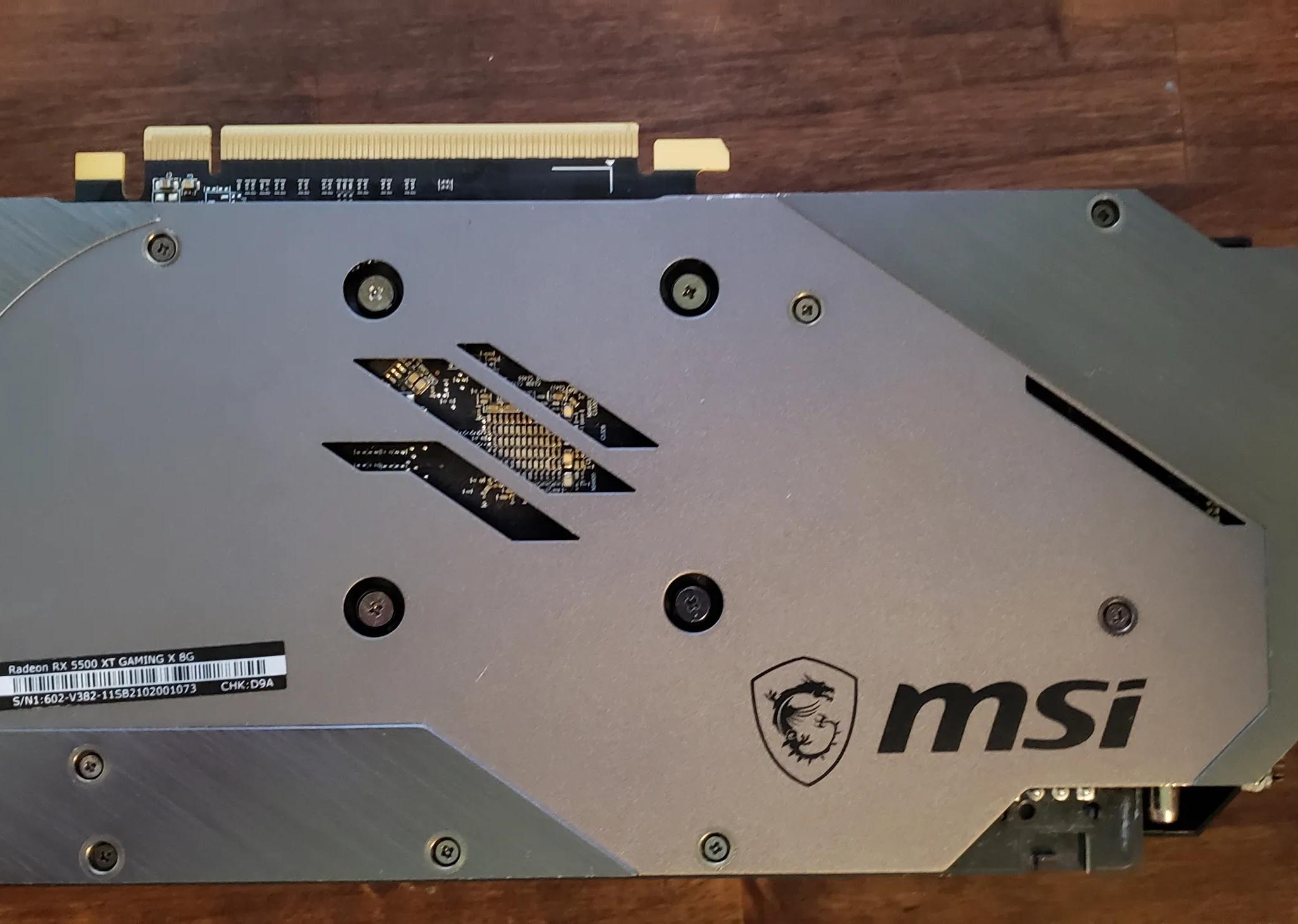 MSi RX 5500 XT Gaming X 8G